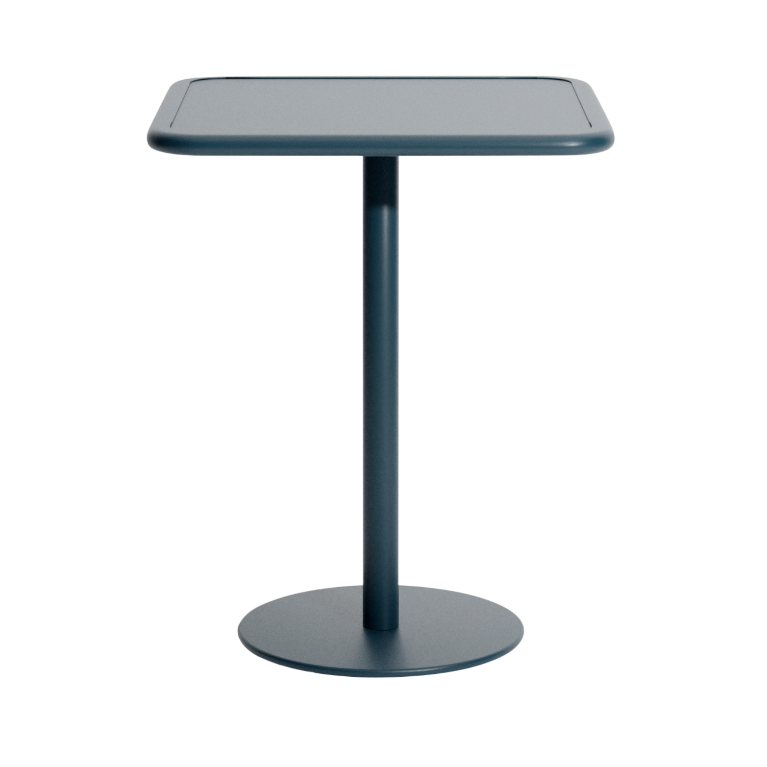 WEEK-END square garden table in gray-blue