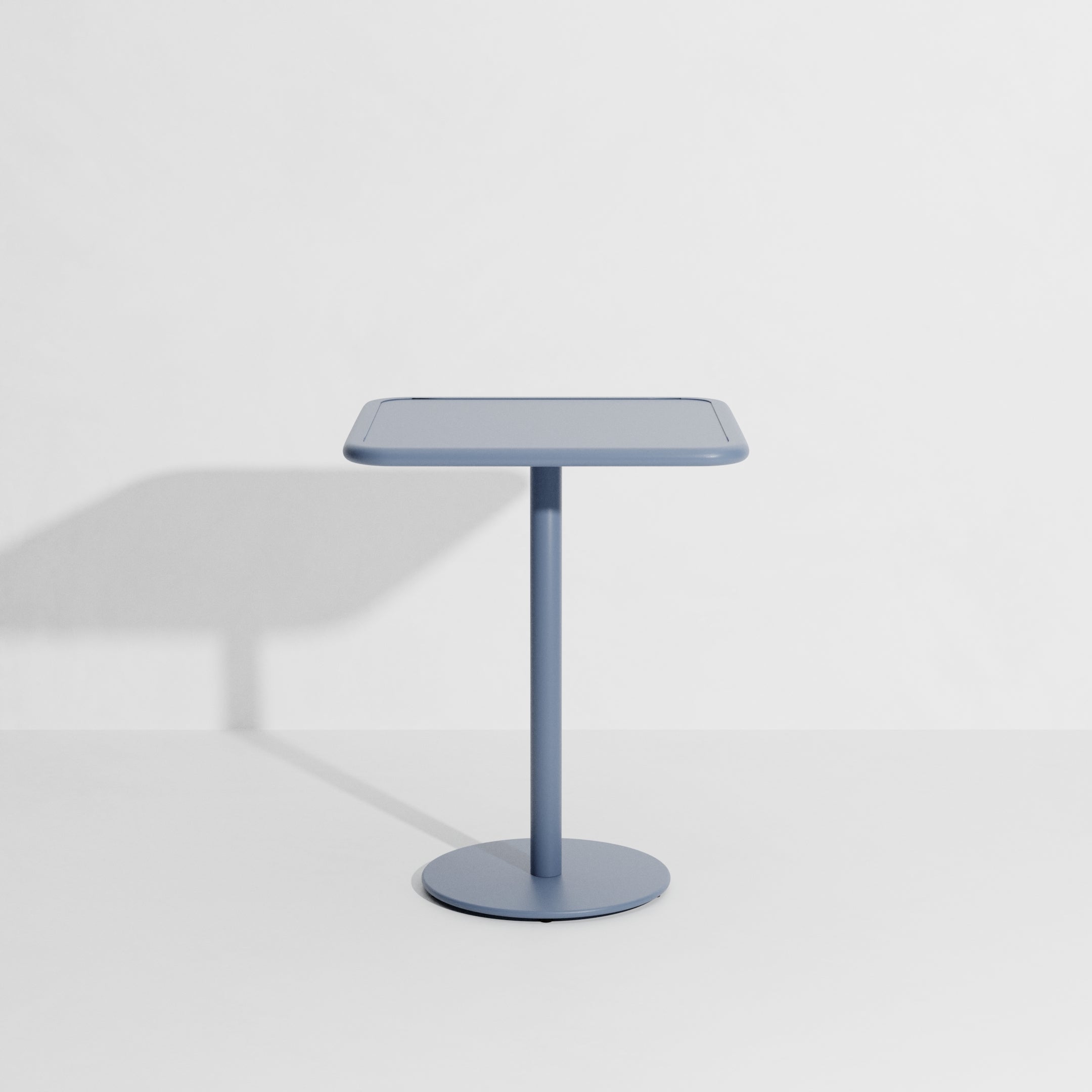 WEEK-END square garden table in dove blue