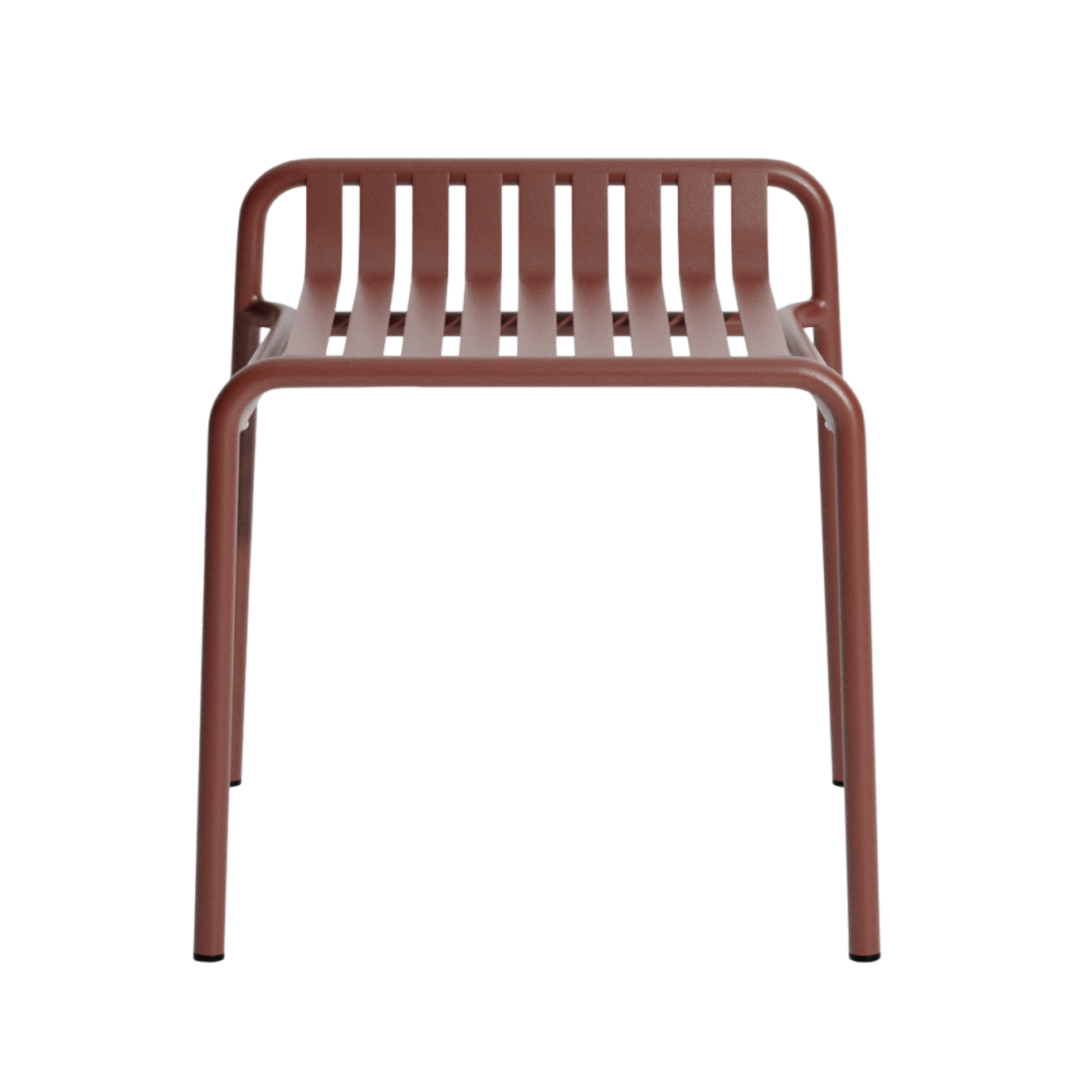 WEEK-END garden stool in red-brown