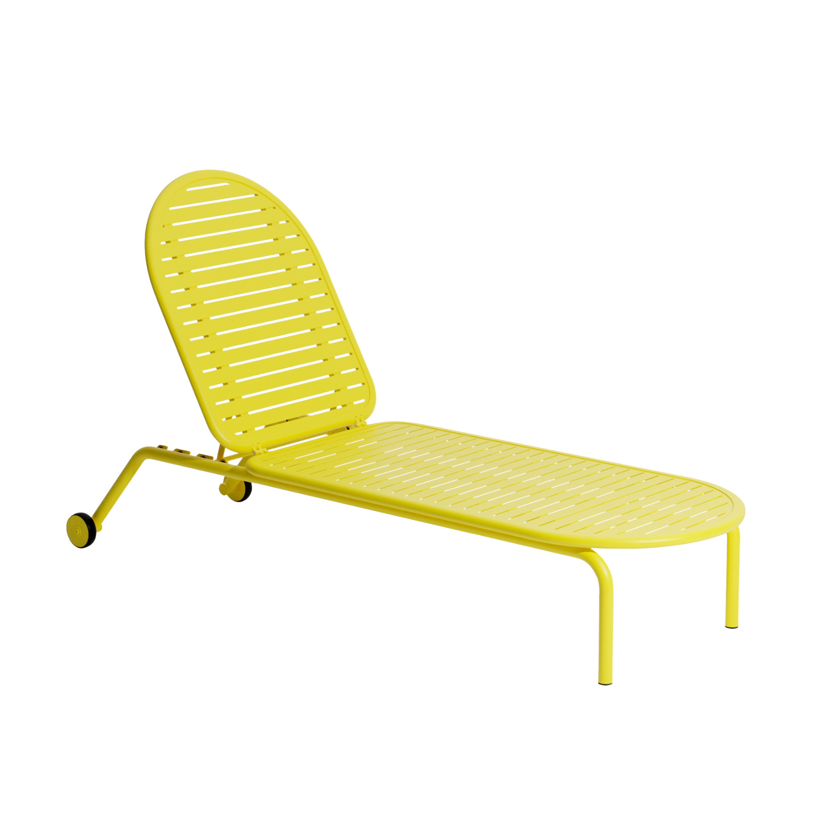 WEEK-END garden lounger in bright yellow
