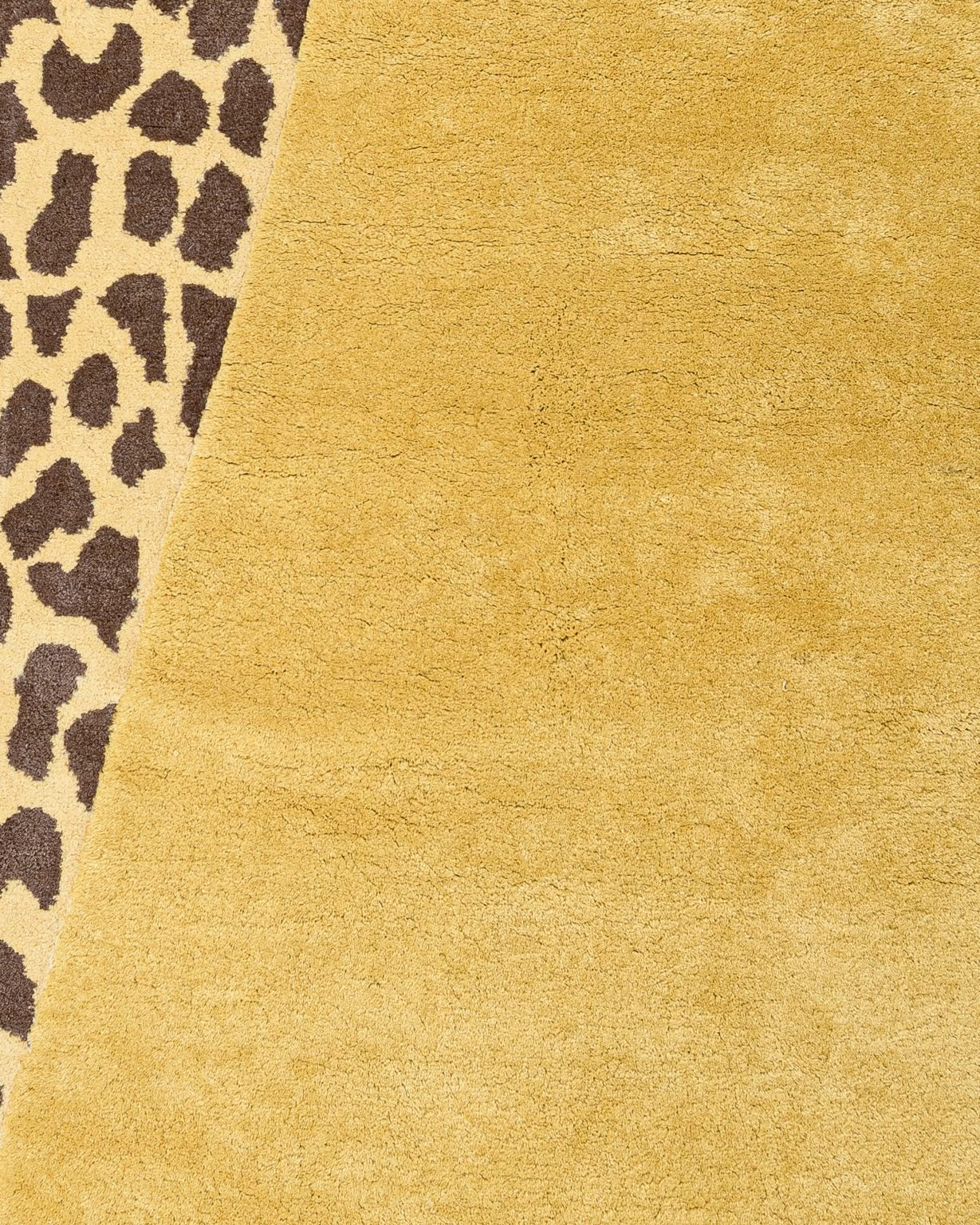 Dywan dekoracyjny asymetryczny WILD MIST ciepła ochra