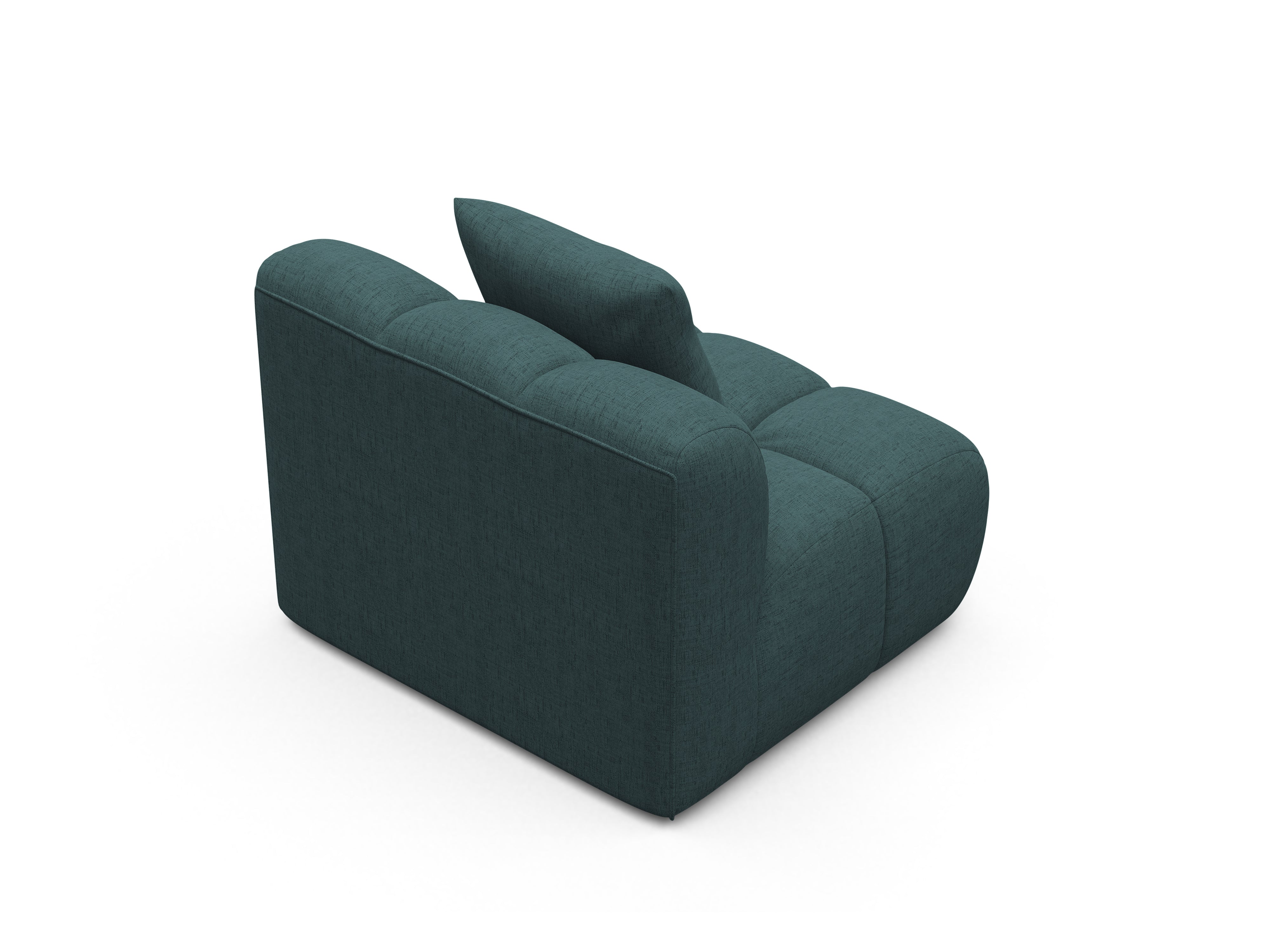 Sessel / Modul ASTRO türkisfarbener Chenille