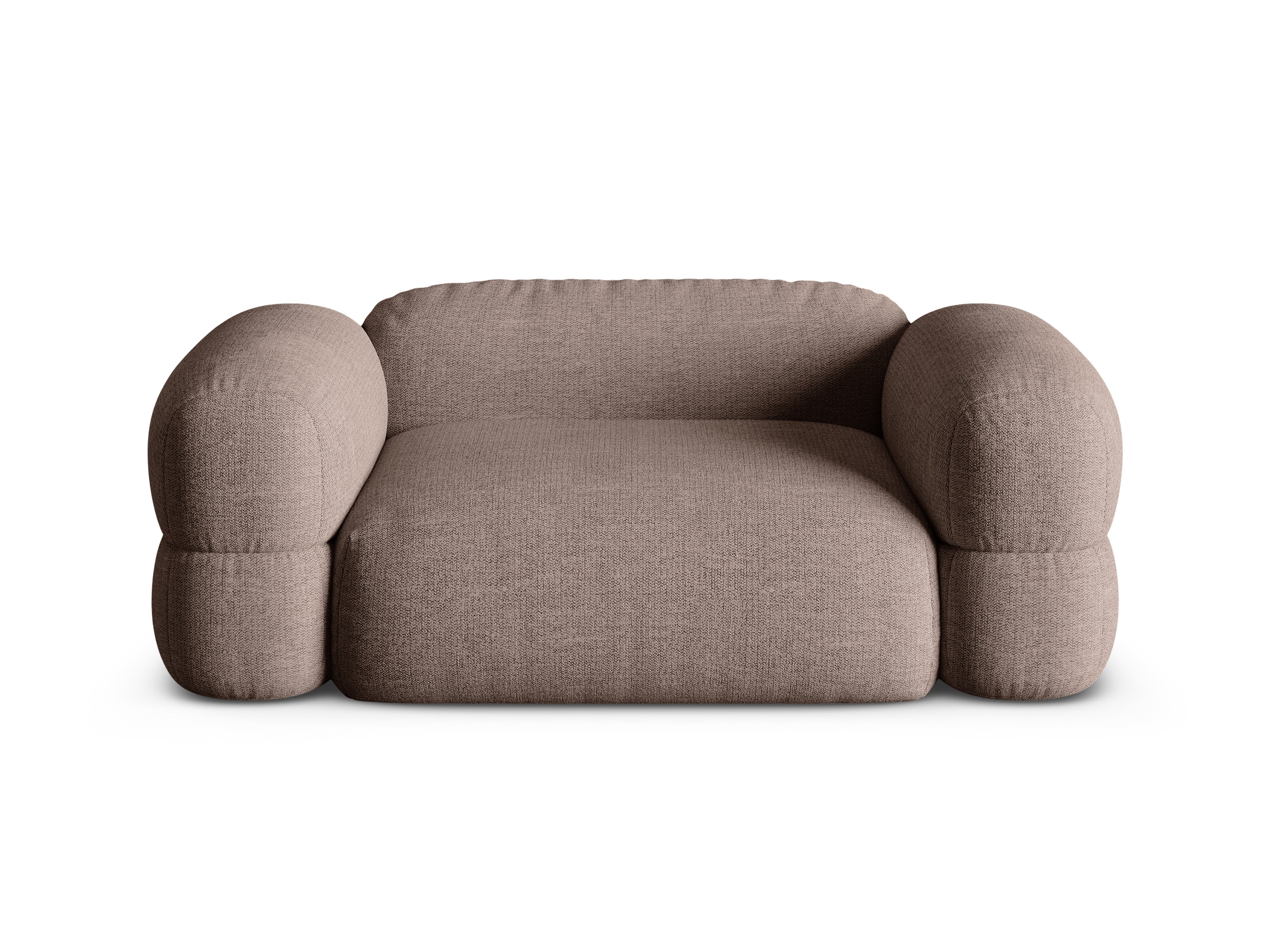 Sofa 2-Sitzer ROGER Cappuccino Chenille