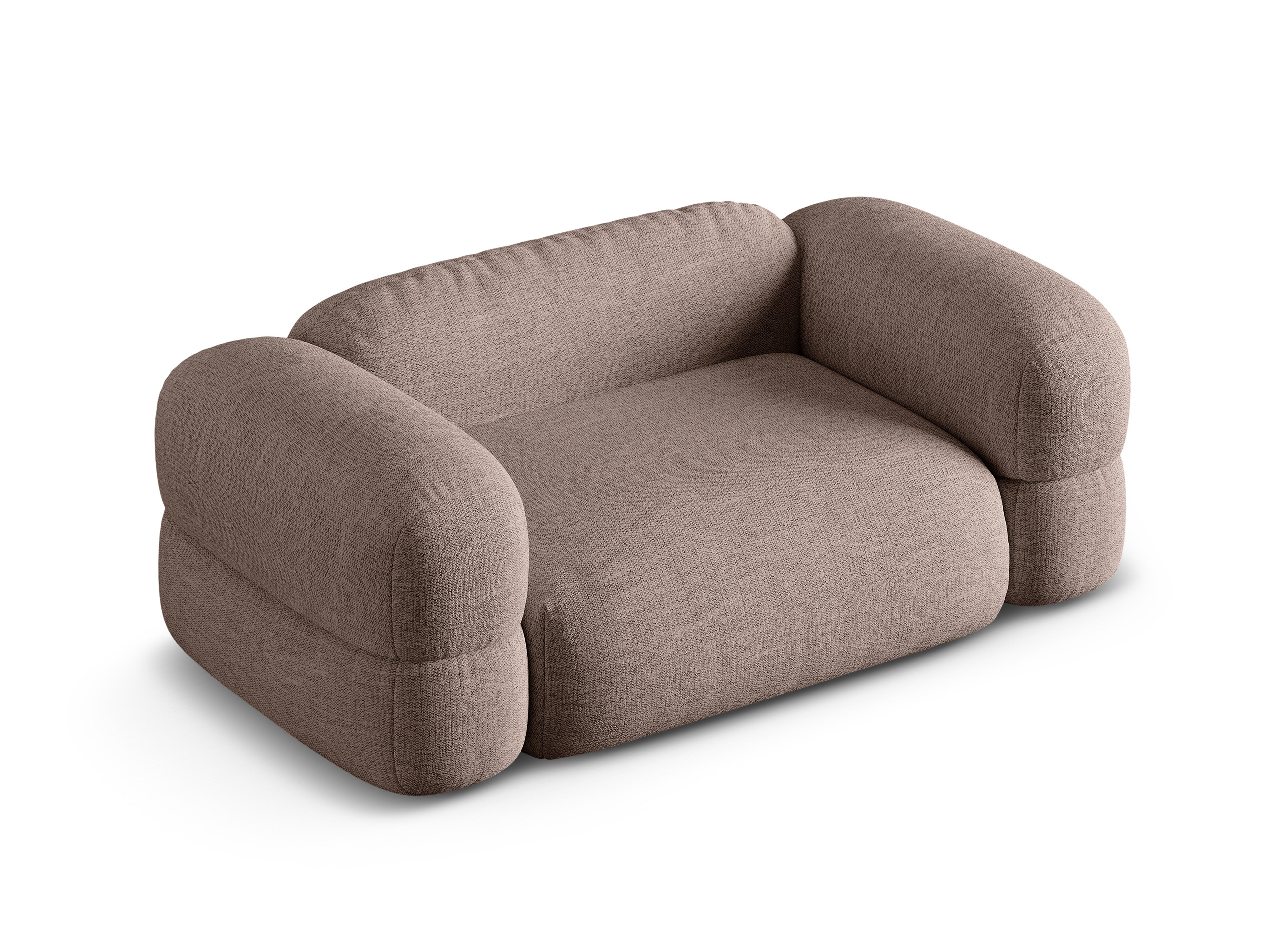 Sofa 2-Sitzer ROGER Cappuccino Chenille