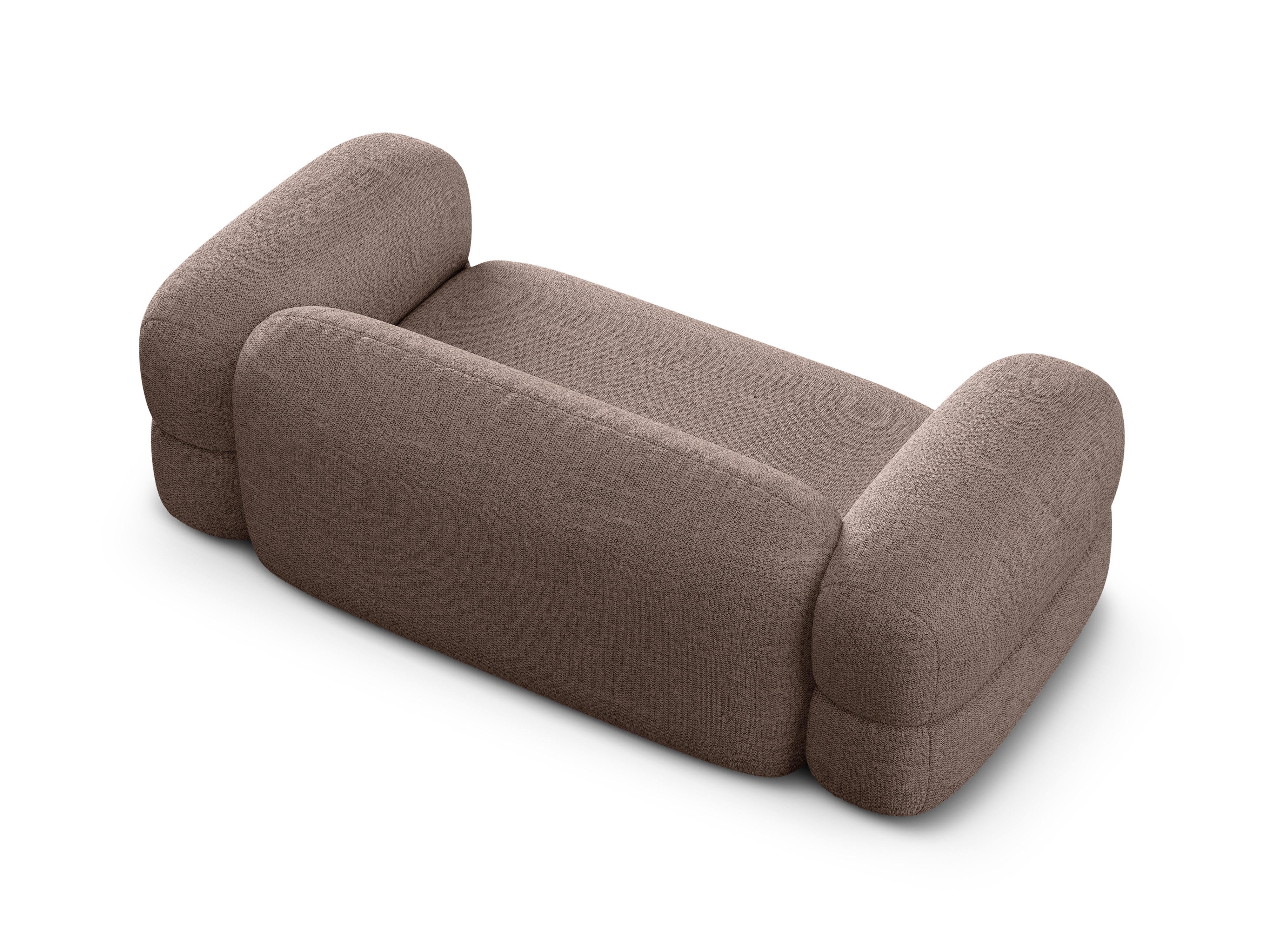 Sofa 3-Sitzer ROGER Cappuccino Chenille