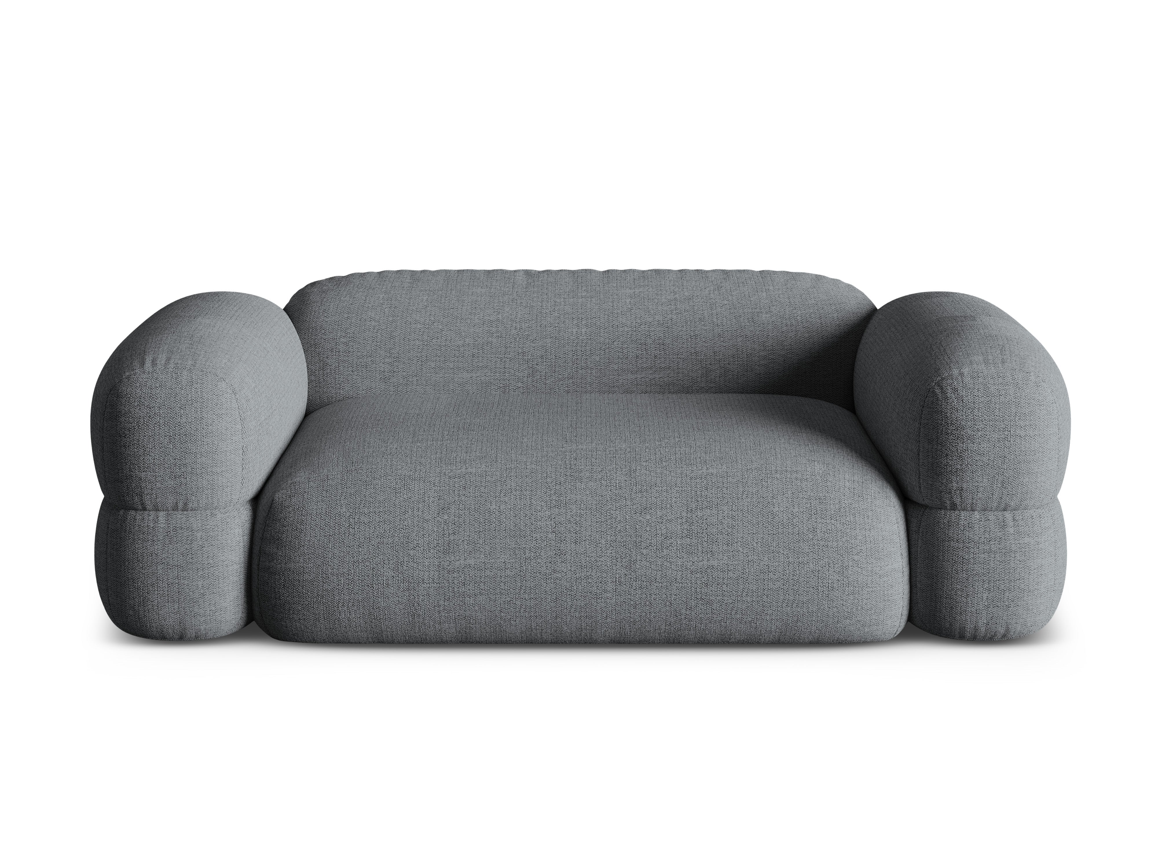 Sofa 3-Sitzer ROGER graues Chenille