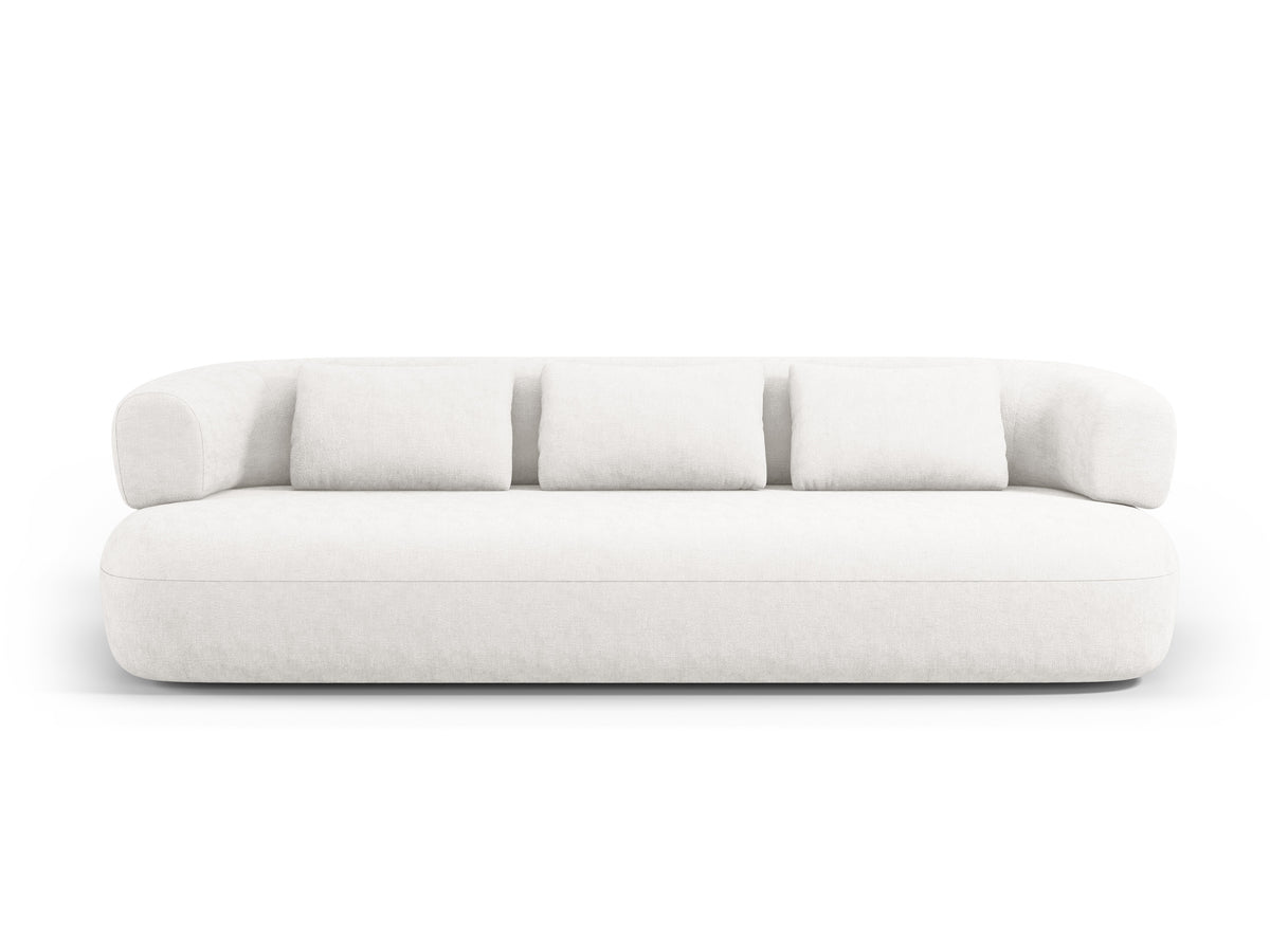 3.5-Seater Sofa ALDRIN Light Beige Chenille