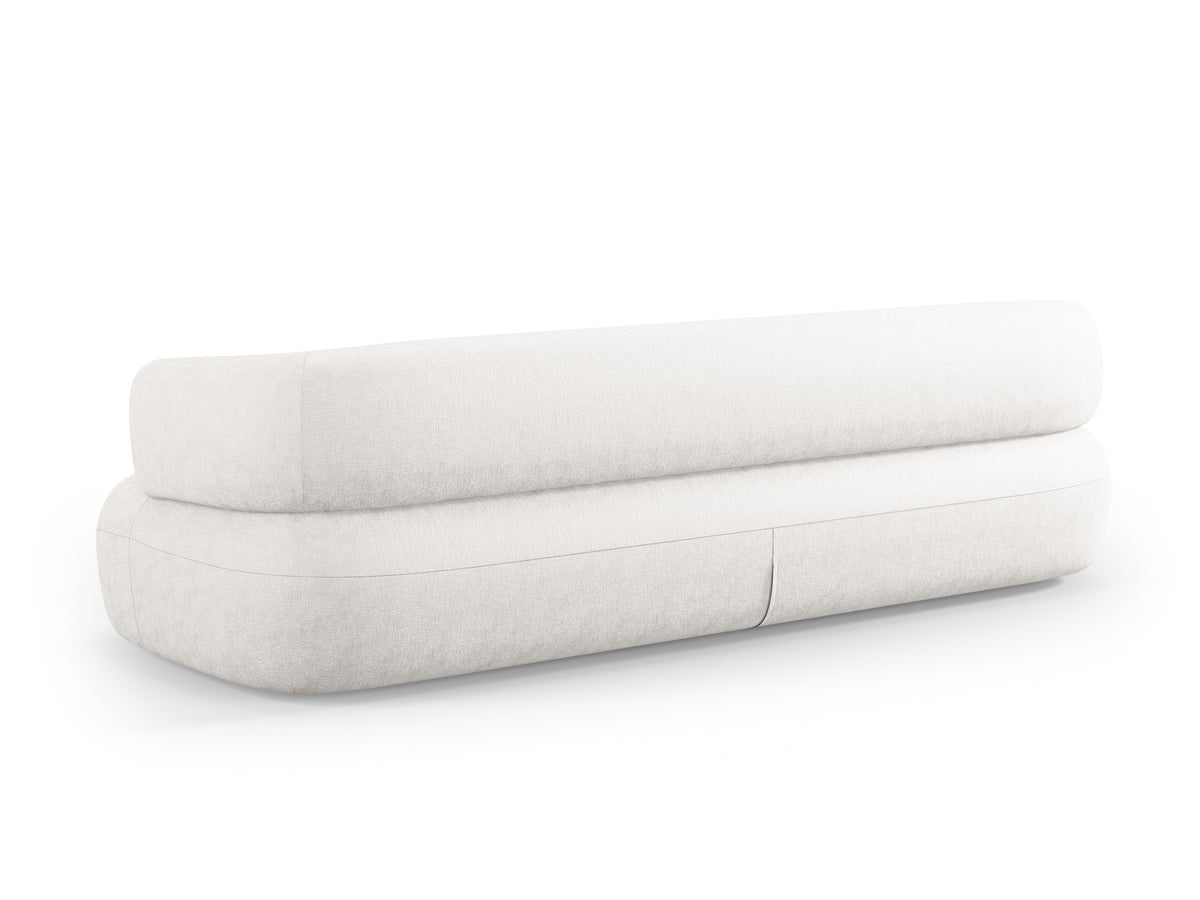 3.5-Seater Sofa ALDRIN Light Beige Chenille