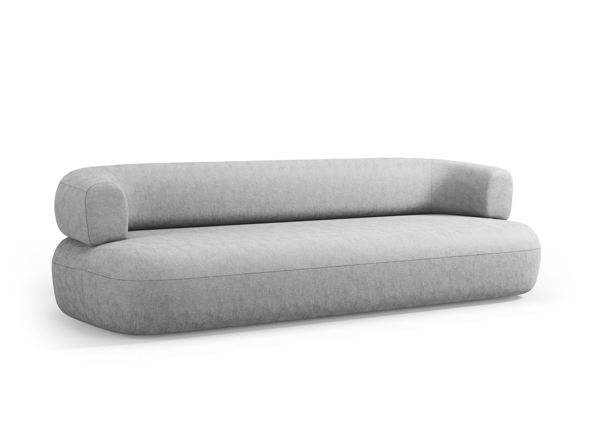 Aldrin 3.5-Seater Sofa in Gray Chenille