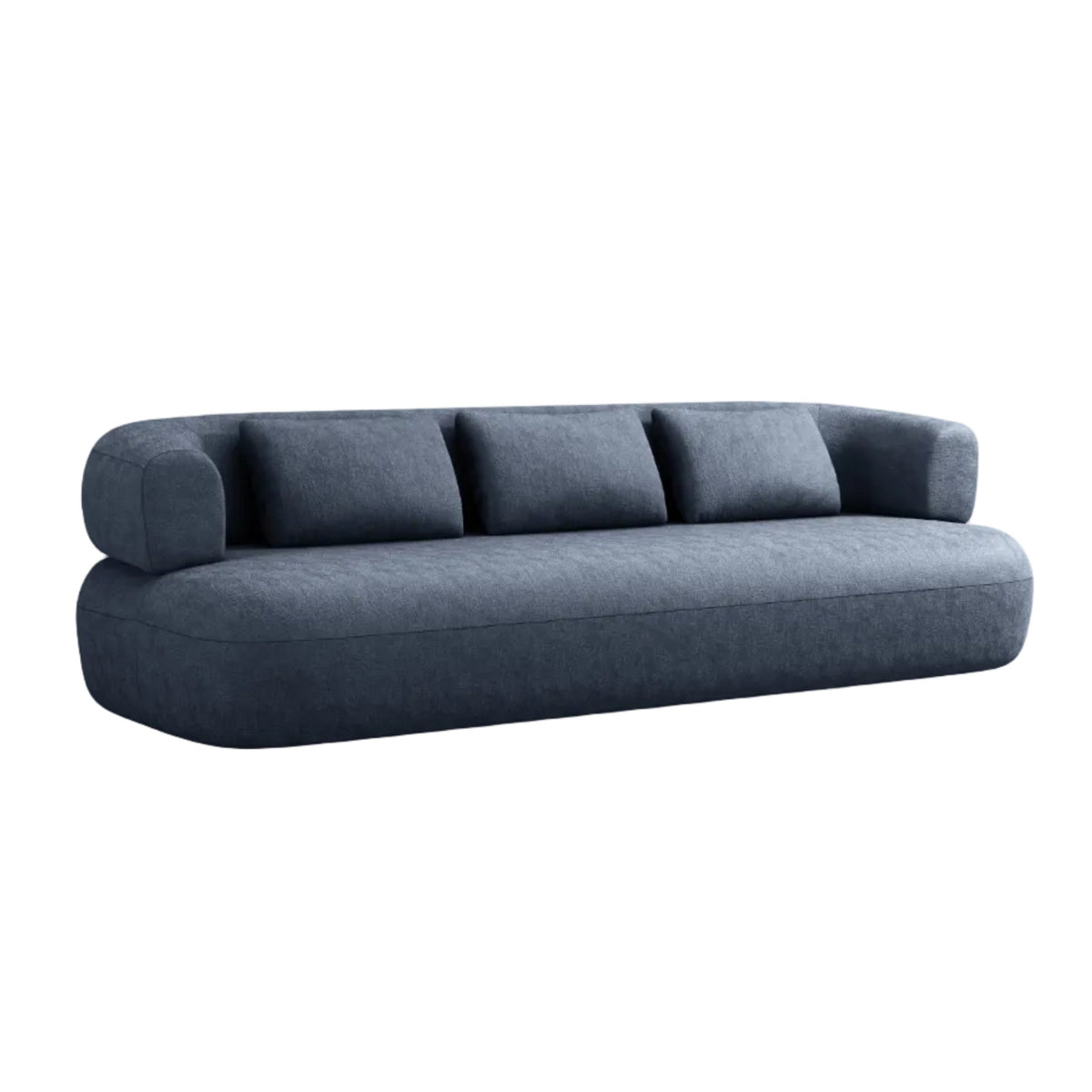 Aldrin 3.5-Seater Sofa in Navy Chenille