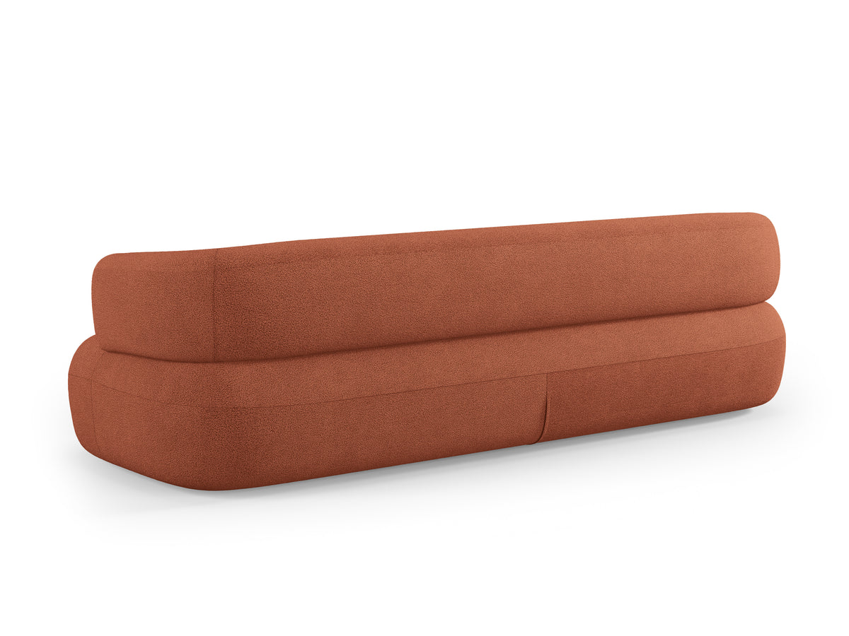 Aldrin 3.5-Seater Sofa in Brick Boucle