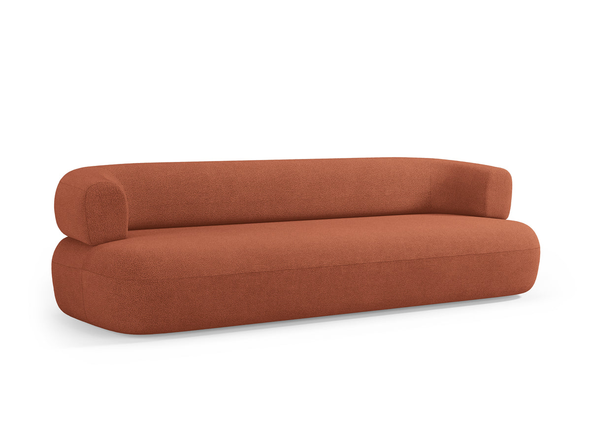 Aldrin 3.5-Seater Sofa in Brick Boucle