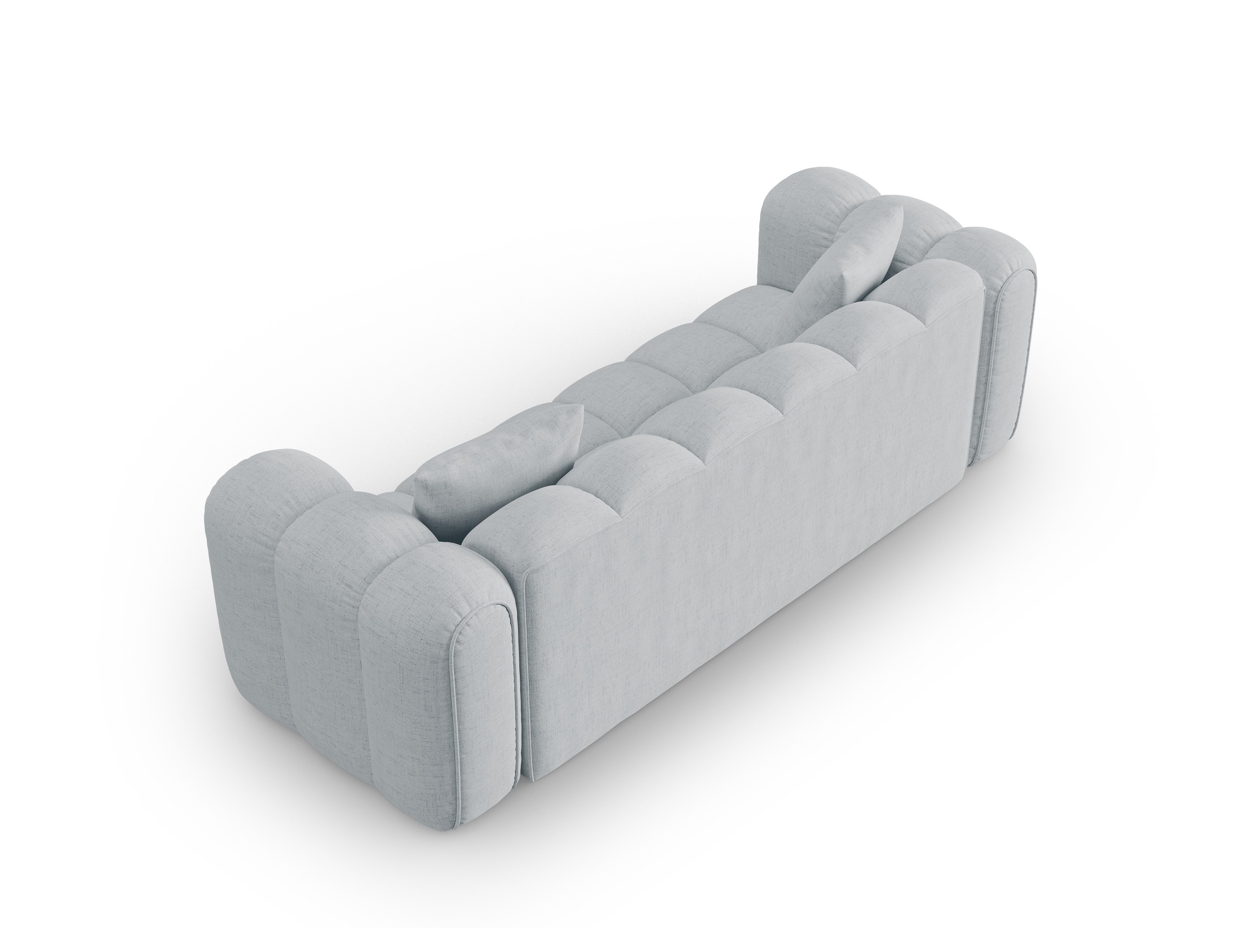 Sofa 4-osobowa ASTRO jasnoszary szenil