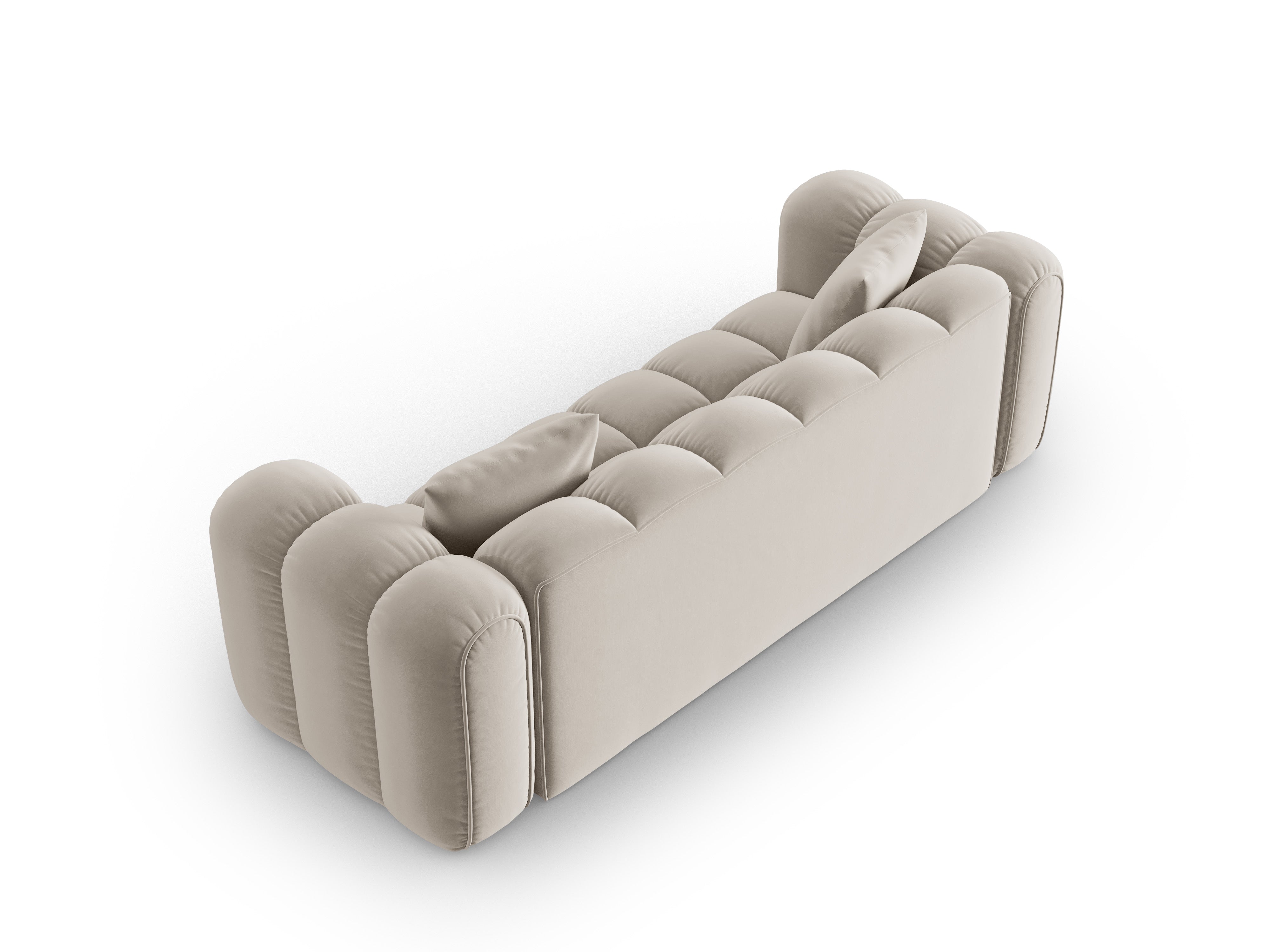 Sofa aksamitna 4-osobowa ASTRO ecru