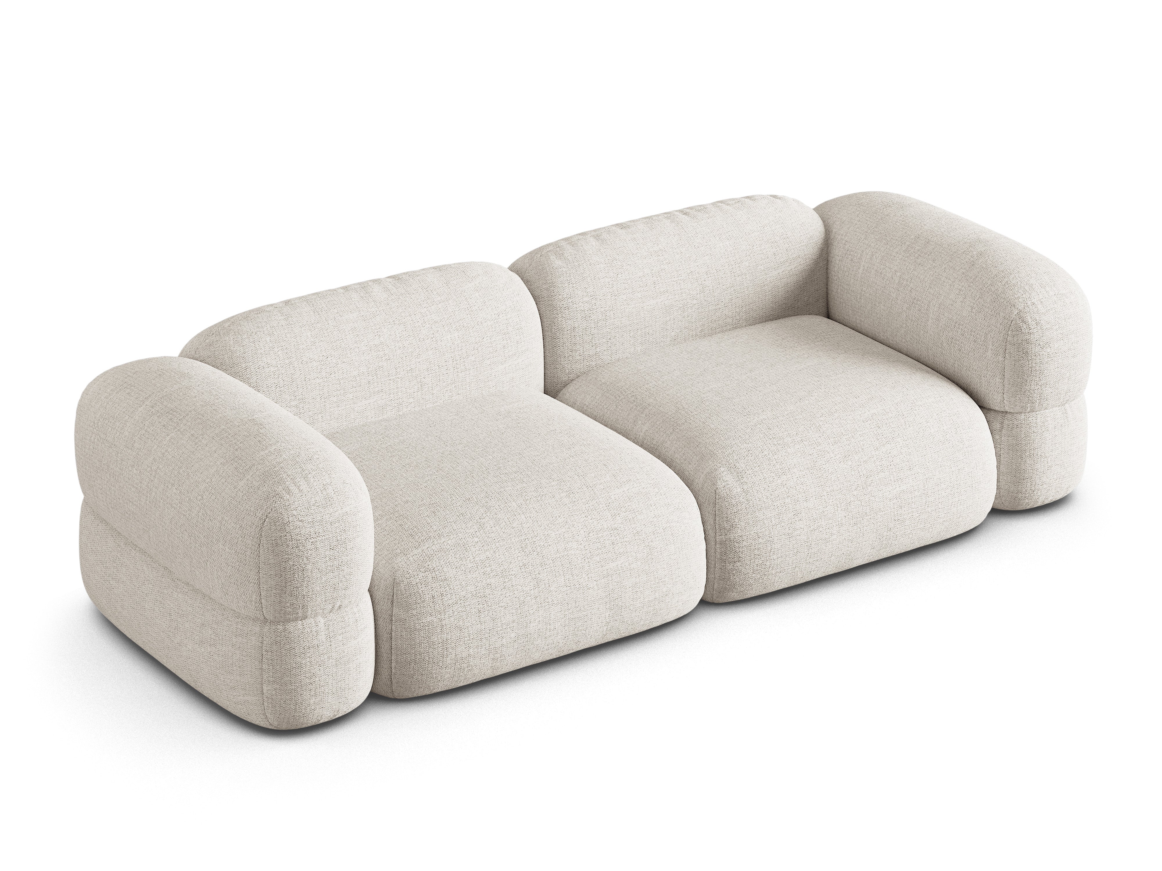 Sofa 4-sitzig ROGER beige Chenille