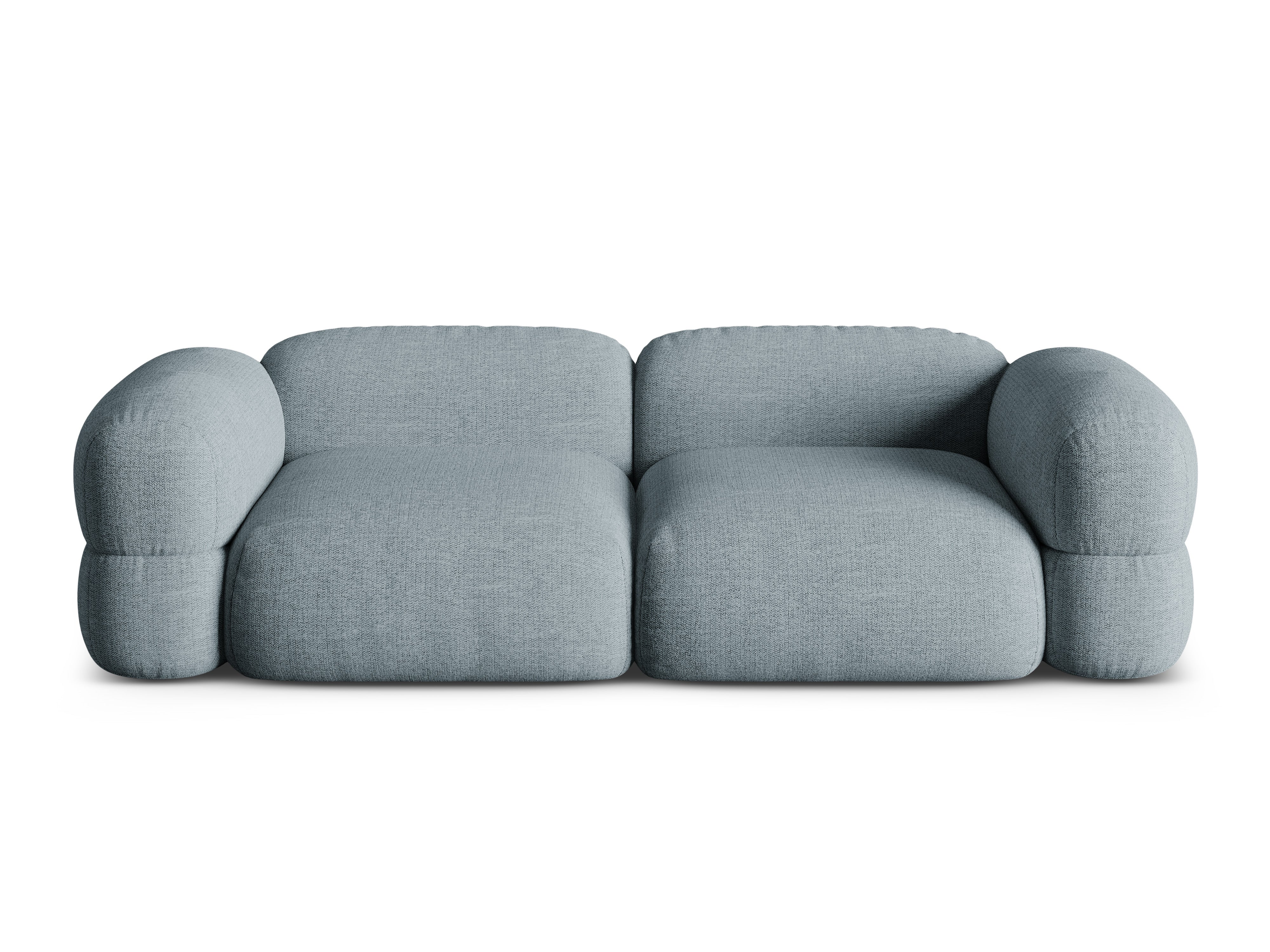 Sofa 4-sitzig ROGER himmelblaues Chenille