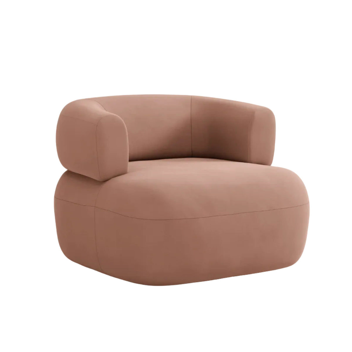 Velvet Armchair ALDRIN Pink