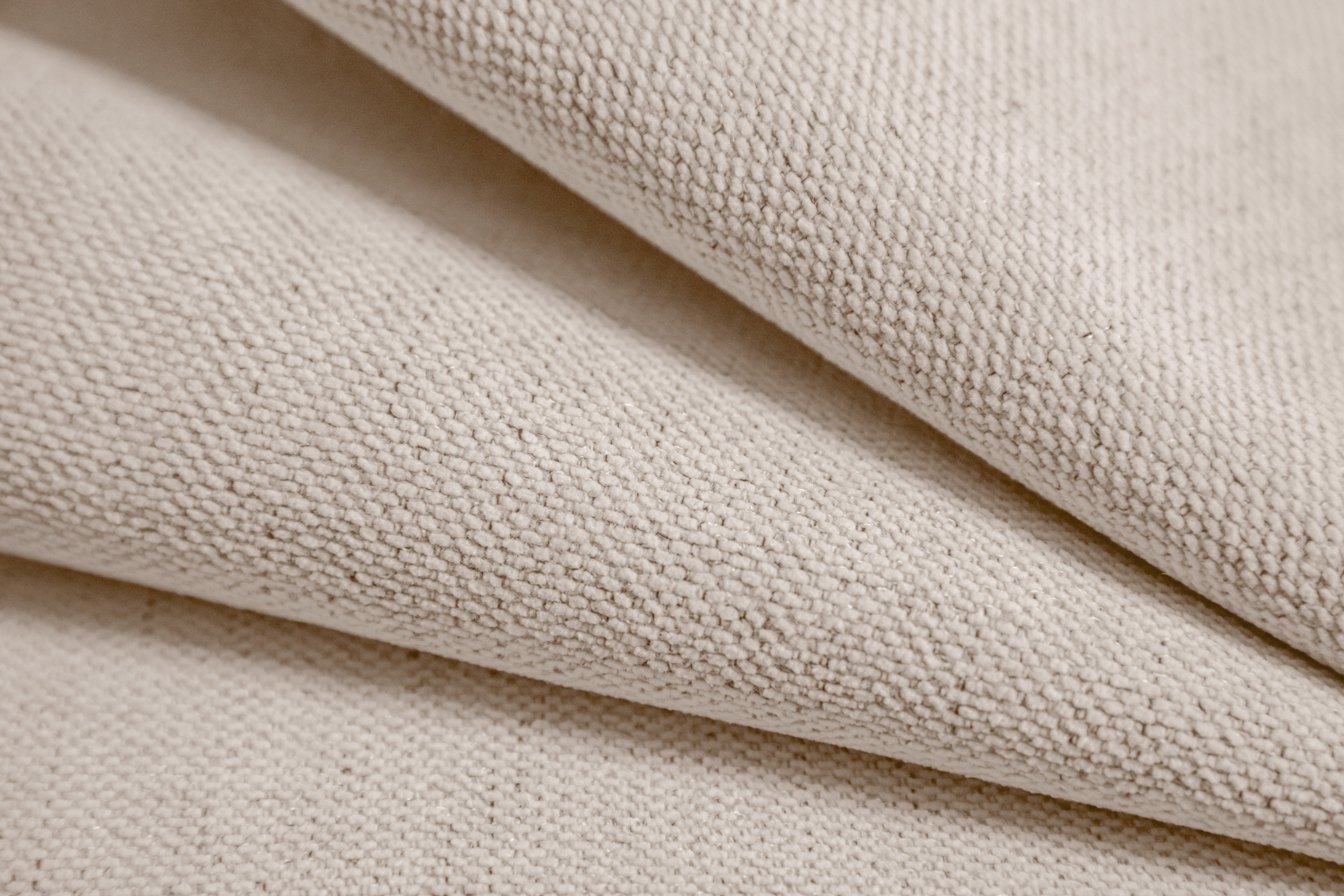 Offene rechteckige Eckcouch ASTRO beige Chenille