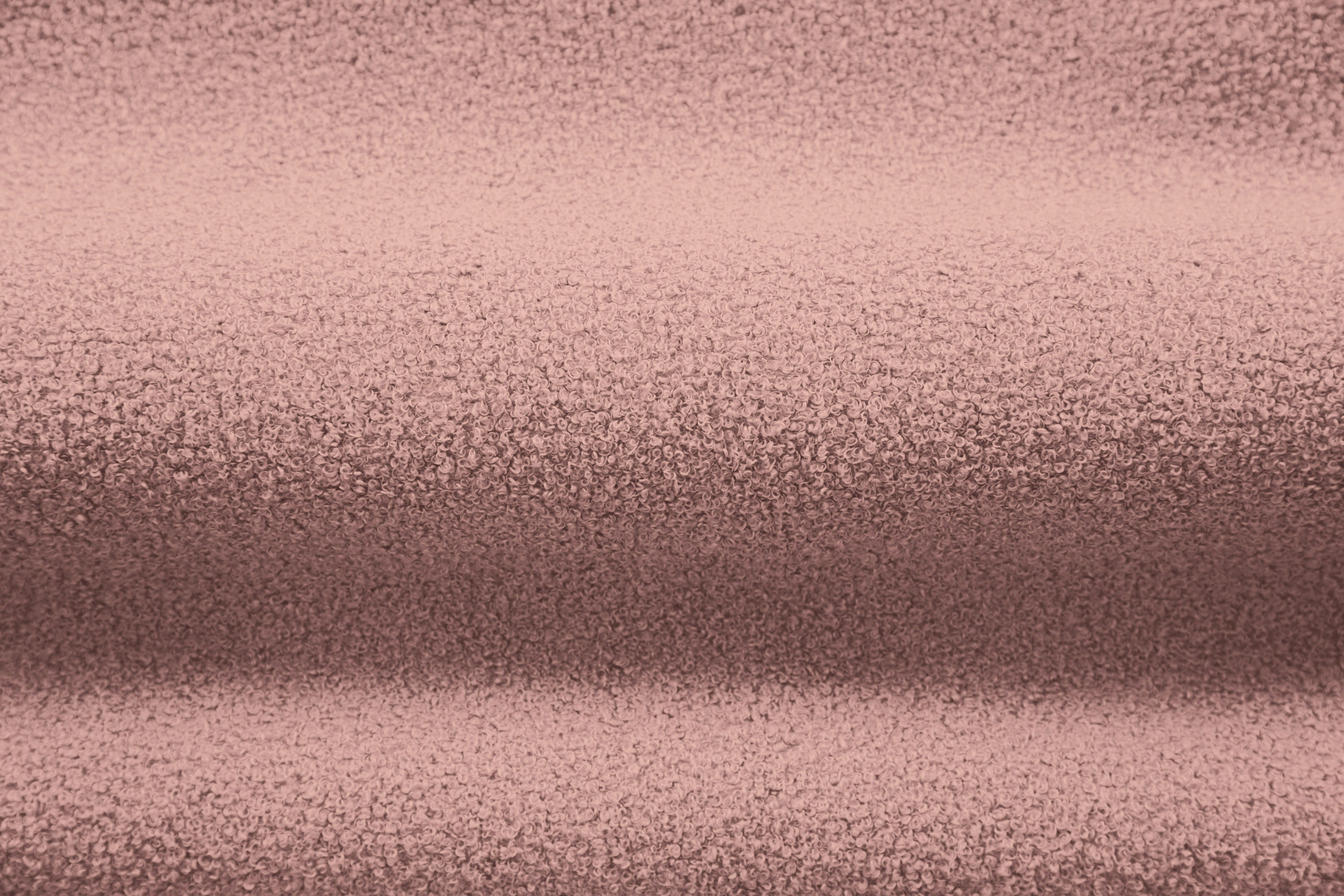 3-Seater Right-Hand Corner Sofa ALDRIN Powder Pink Boucle