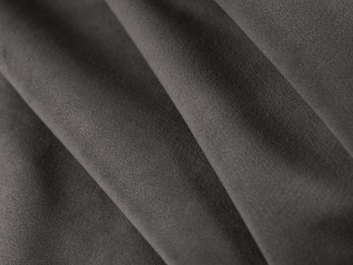 Aldrin Dark Gray Velvet Sofa for Four