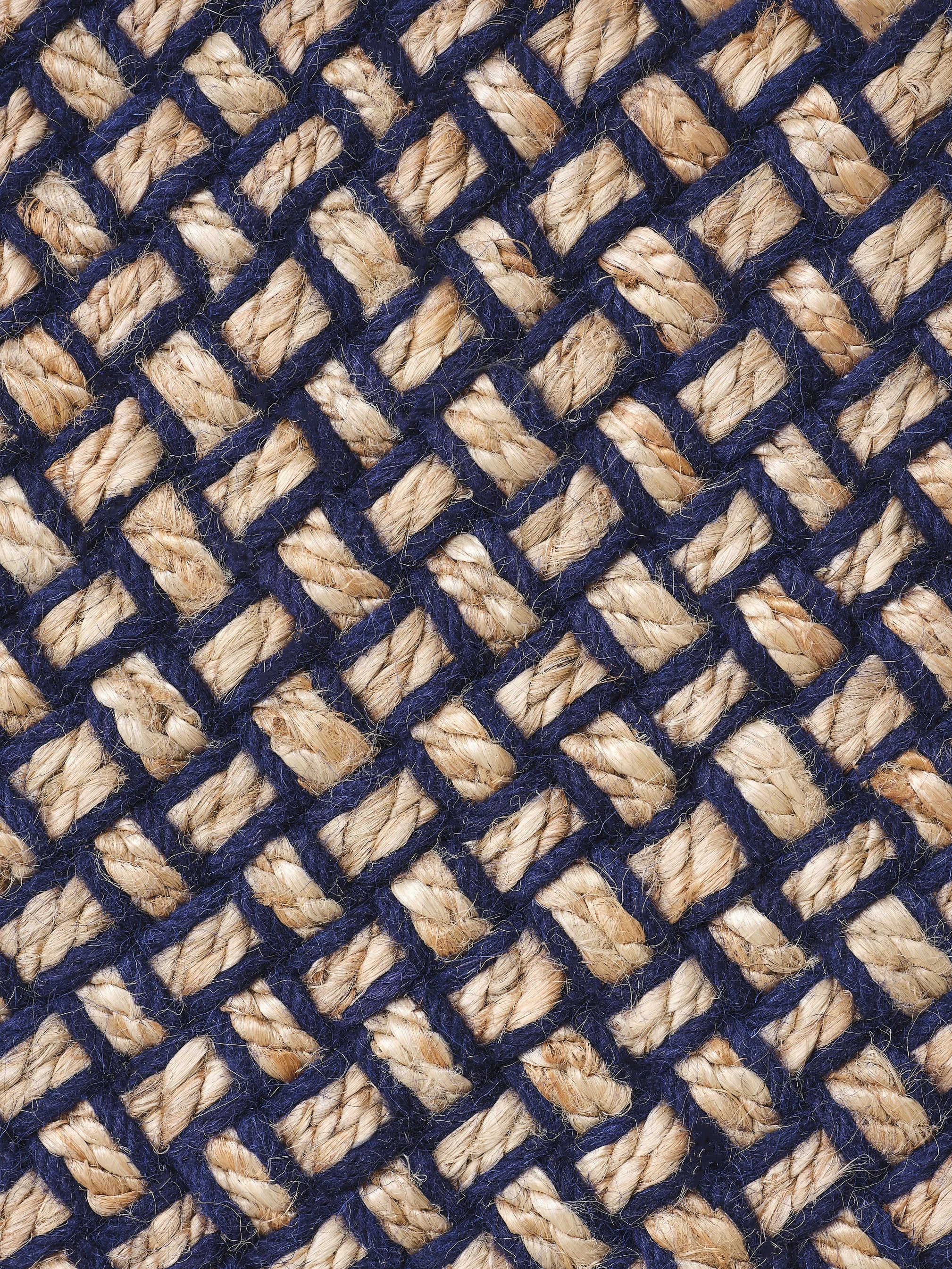 Dywan WEAVE ciemnoniebieski z beżowym