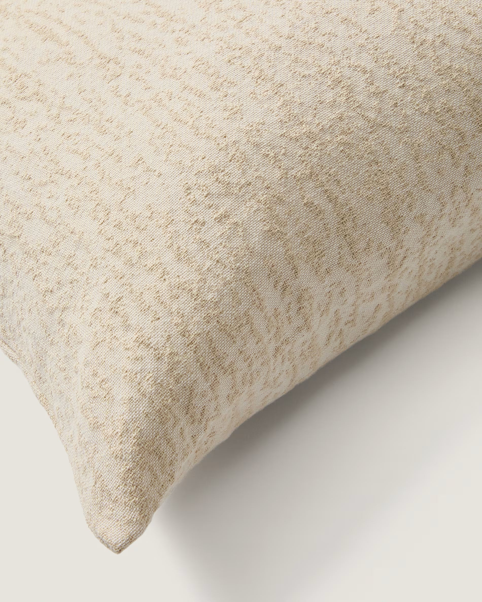 MELIEN cream jacquard cushion cover