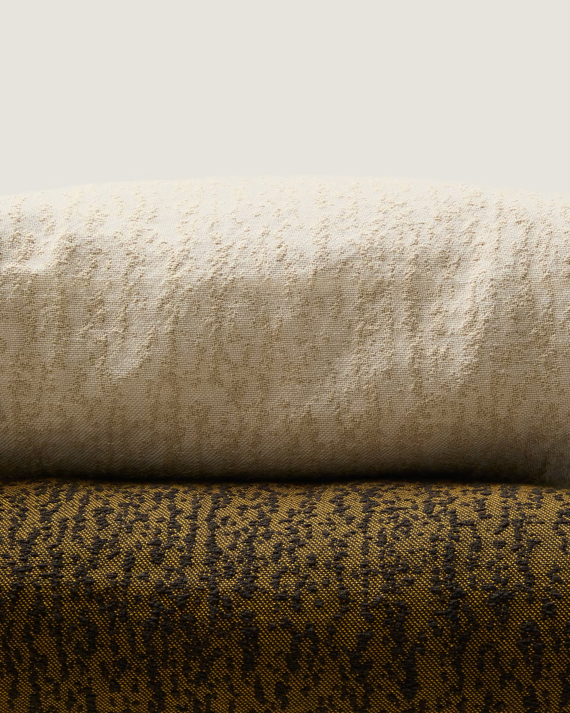 MELIEN cream jacquard cushion cover