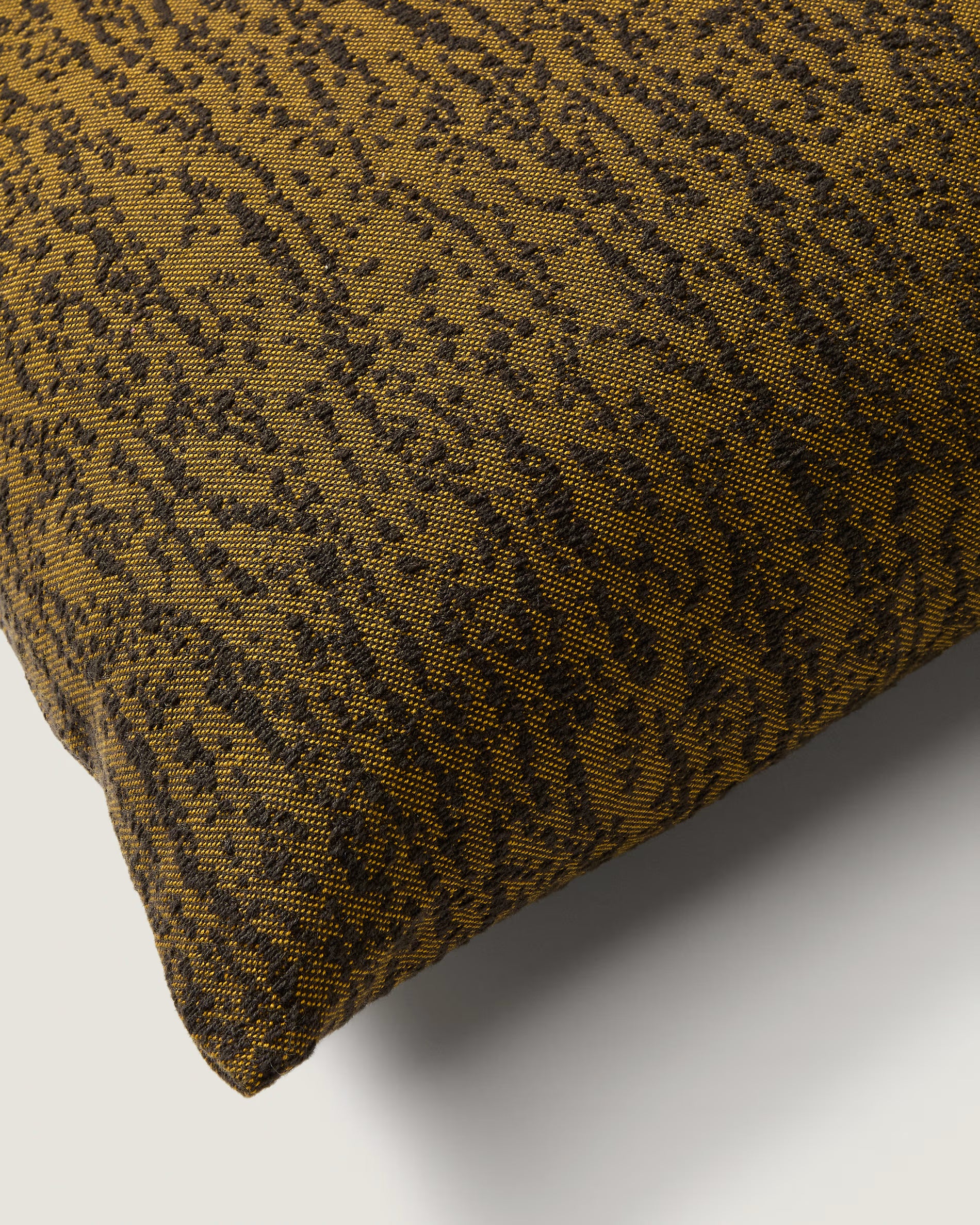 MELIEN green jacquard fabric cushion cover