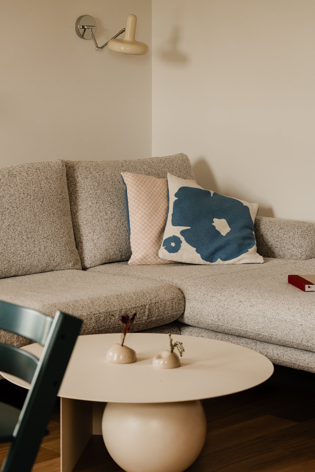 FUKU Coffee Table in Steel and Wood