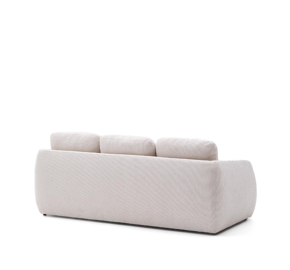 Klappsofa von 3-Personen Écru Laira