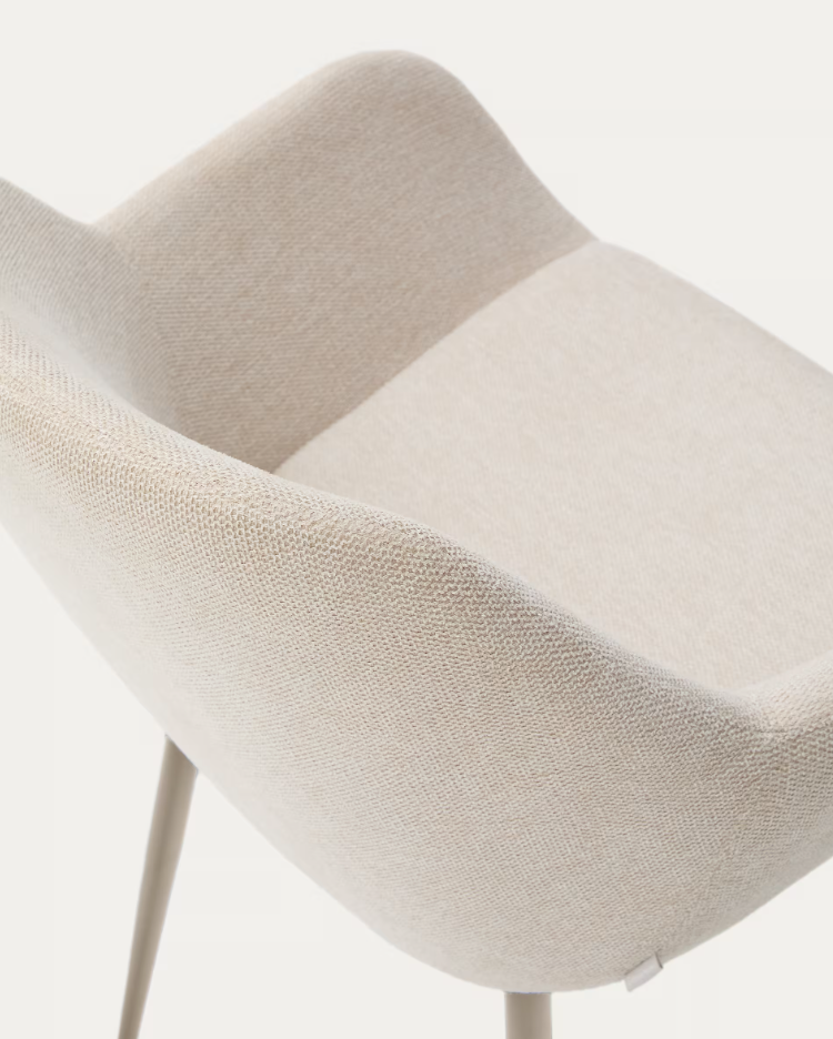 Beige Pferdestuhl mit einer beige Basis