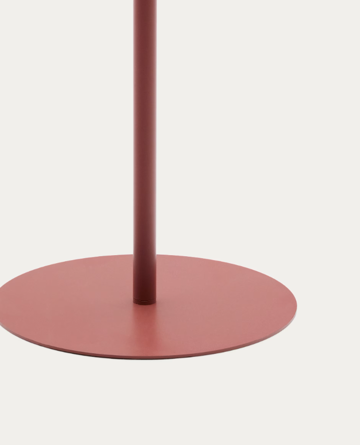 External floor lamp Aldet Lina in terracotta