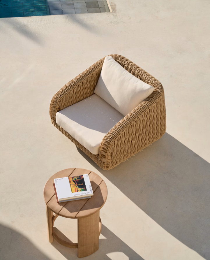 Externer Sessel synthetischer Rattan