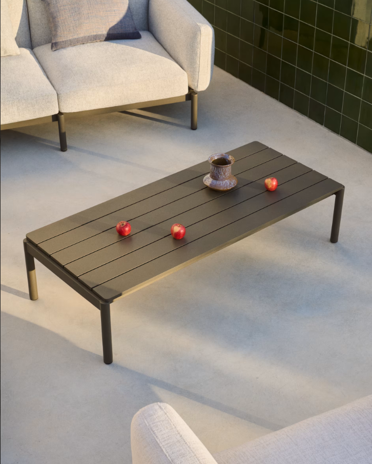 Externer Kaffeetisch Sorells Green Aluminium