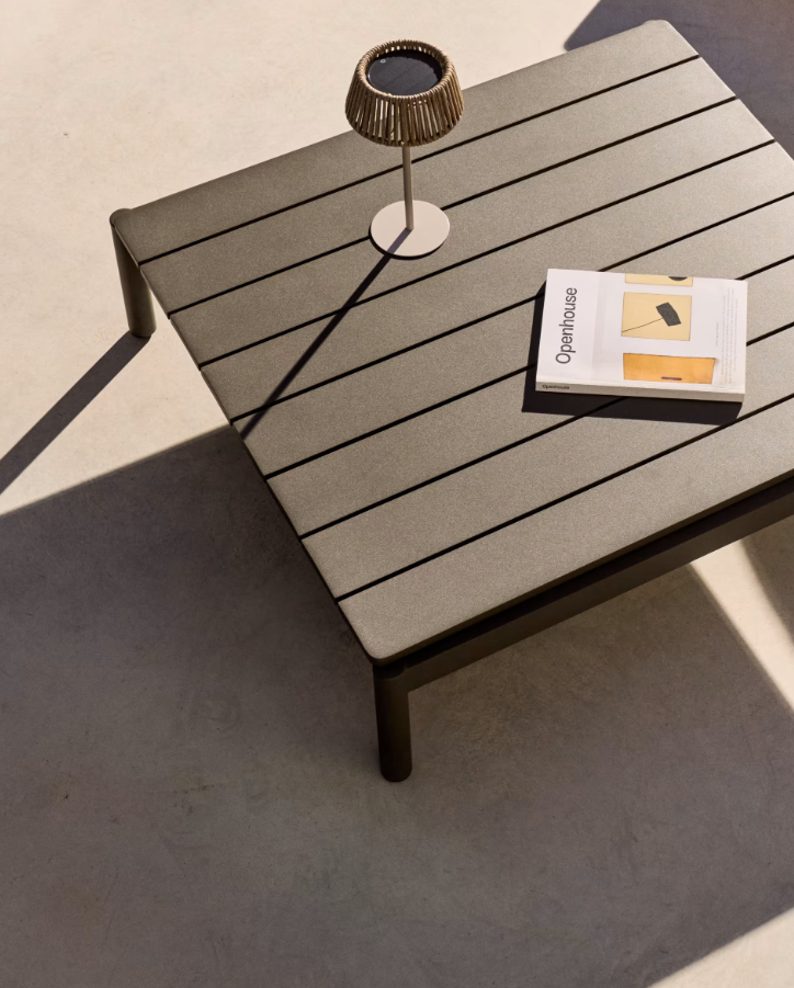Externer Kaffeetisch Sorells Green Aluminium