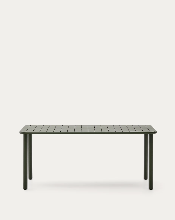 Green Steel Brai Garden Table