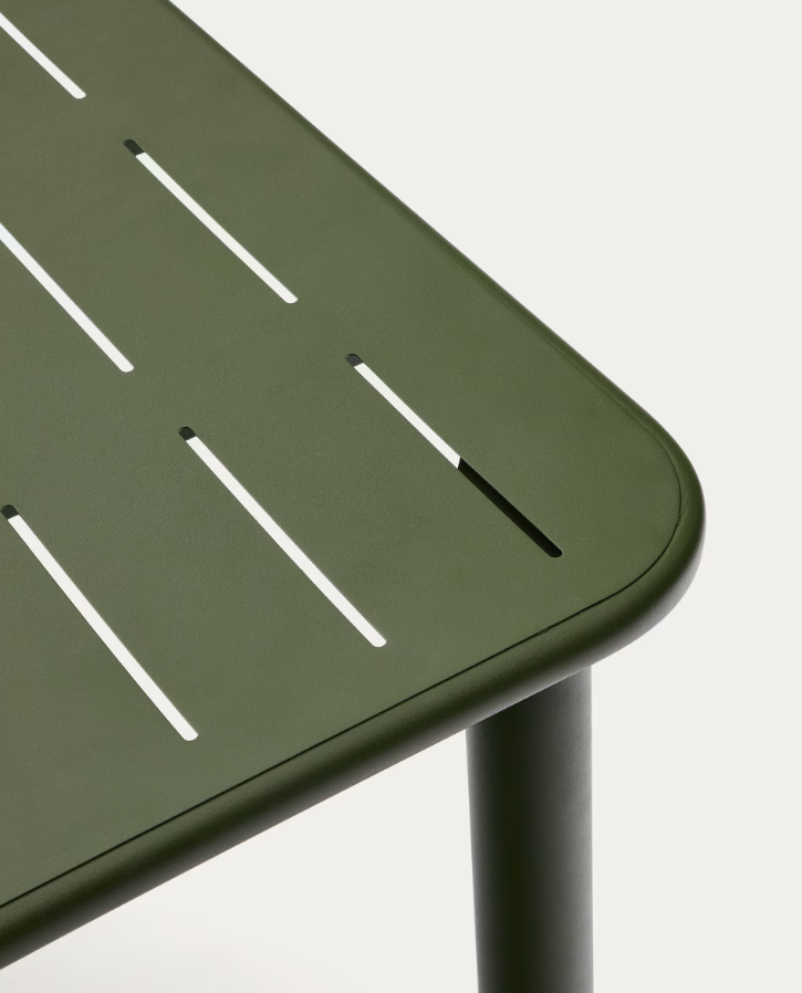 Green Steel Brai Garden Table