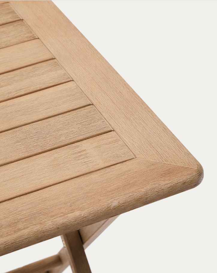 Folding table dandar solid acacia wood