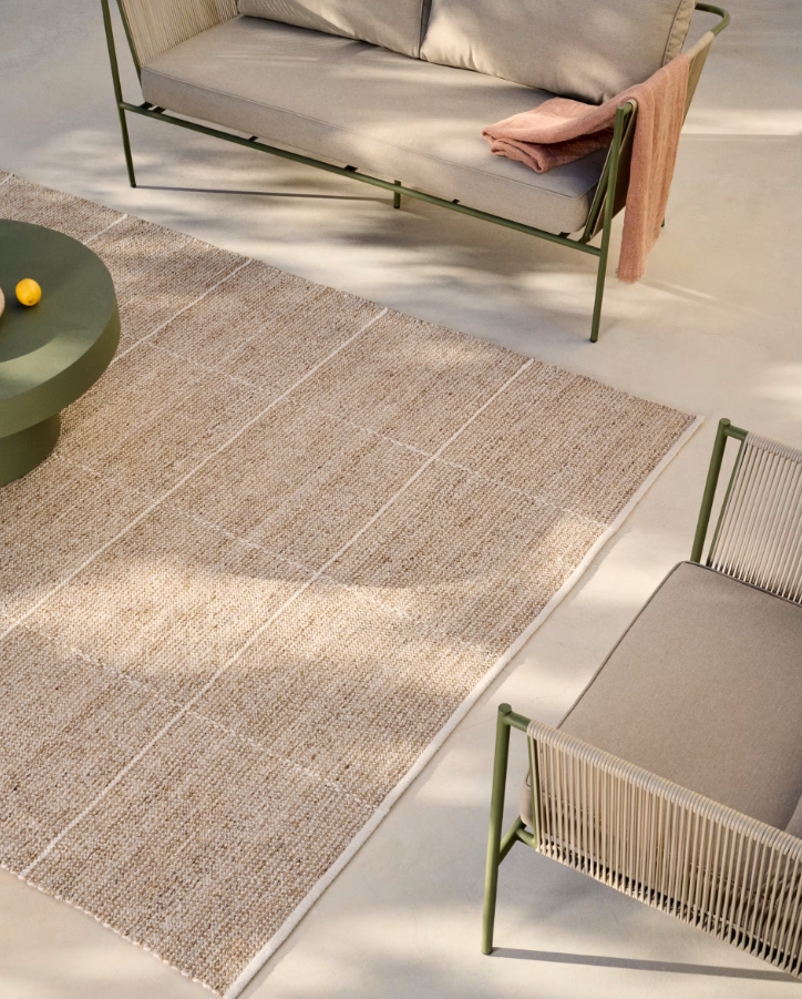 Outdoor rug Zalian beige