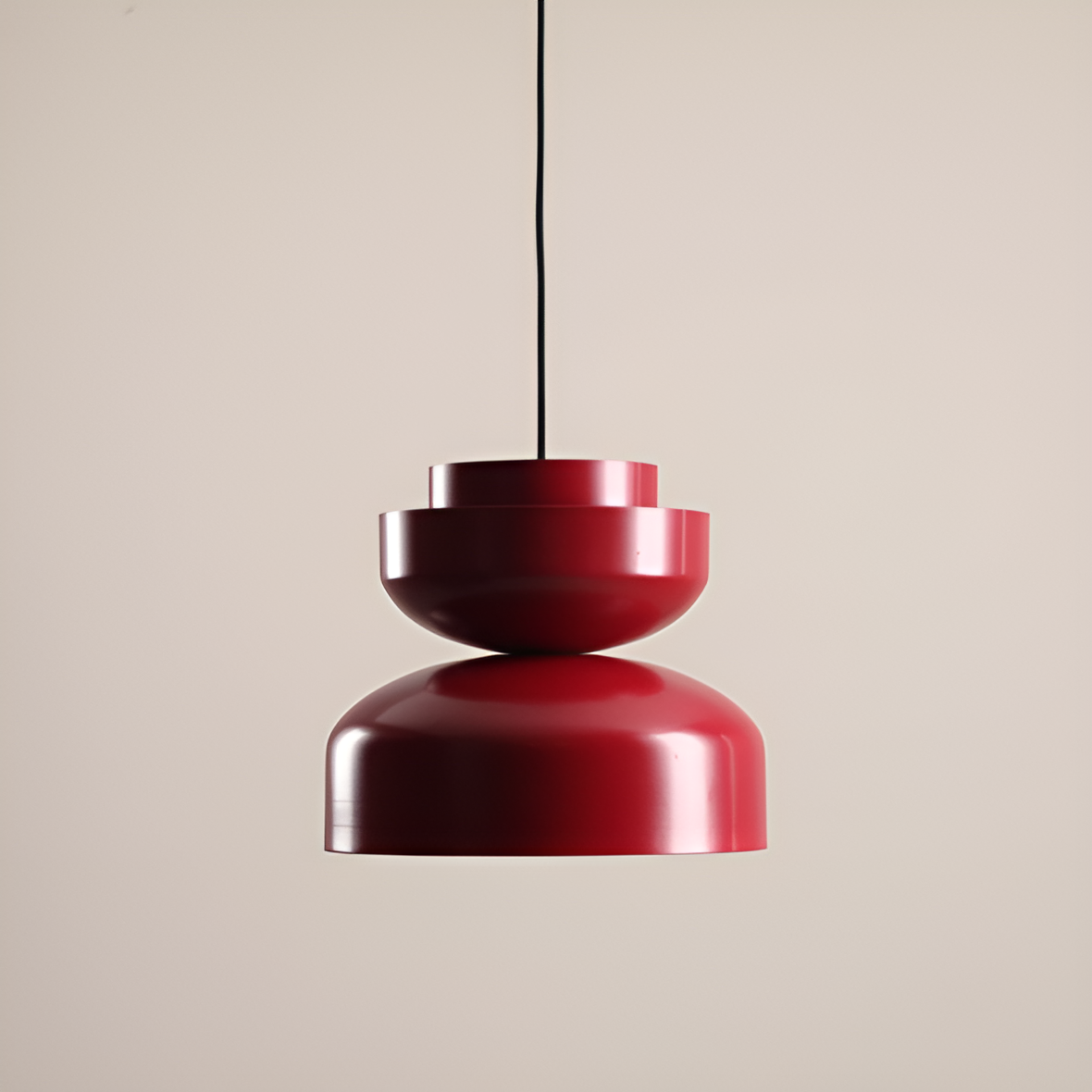 Hanging lamp burgundy