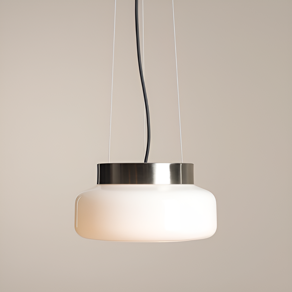 Cream bonbon hanging lamp