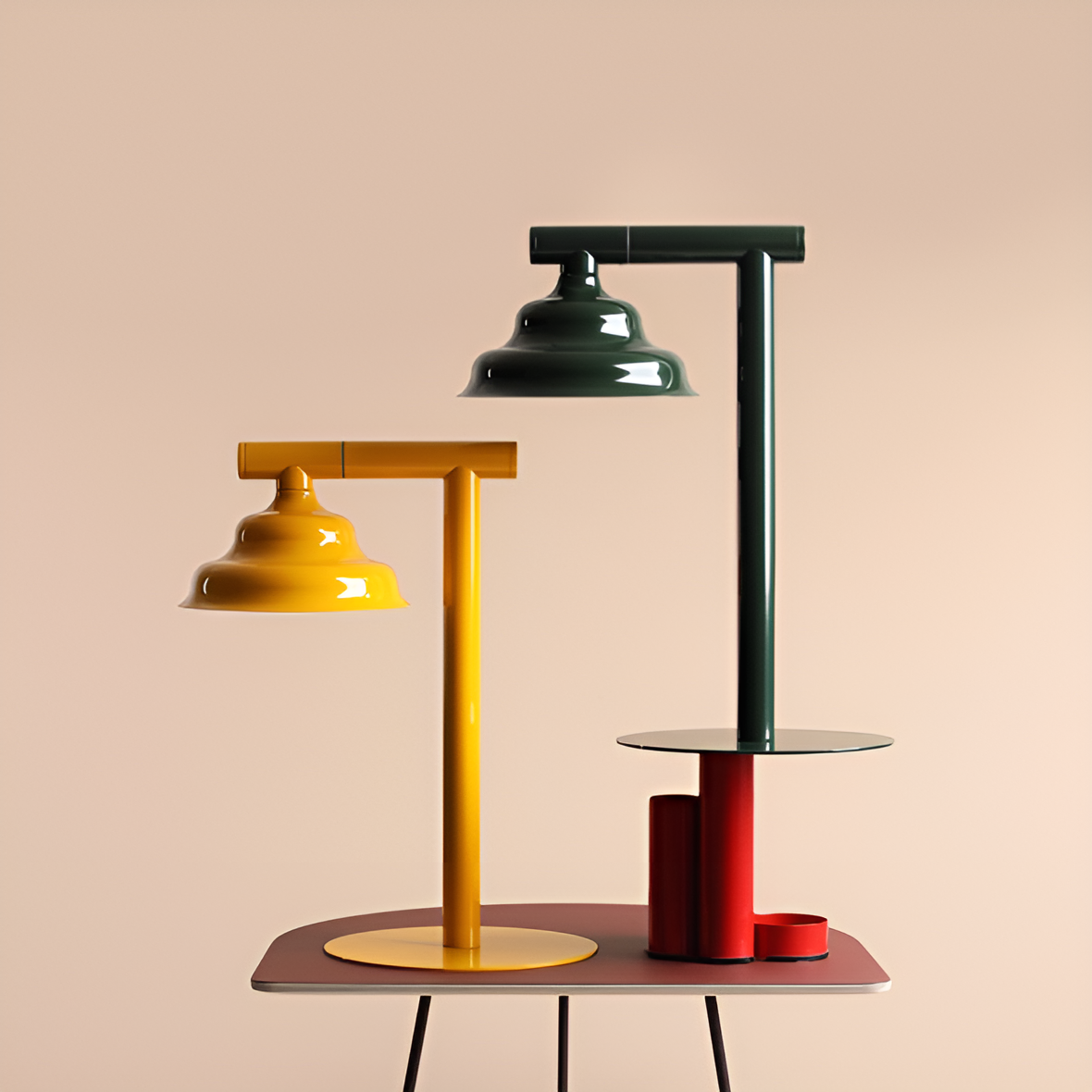 WAVE Schreibtischlampe gelb