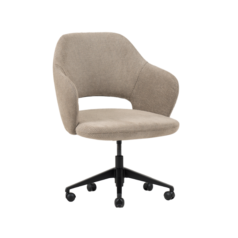 ALIO II Office Chair with Armrests, Upholstered with a Rolling Base