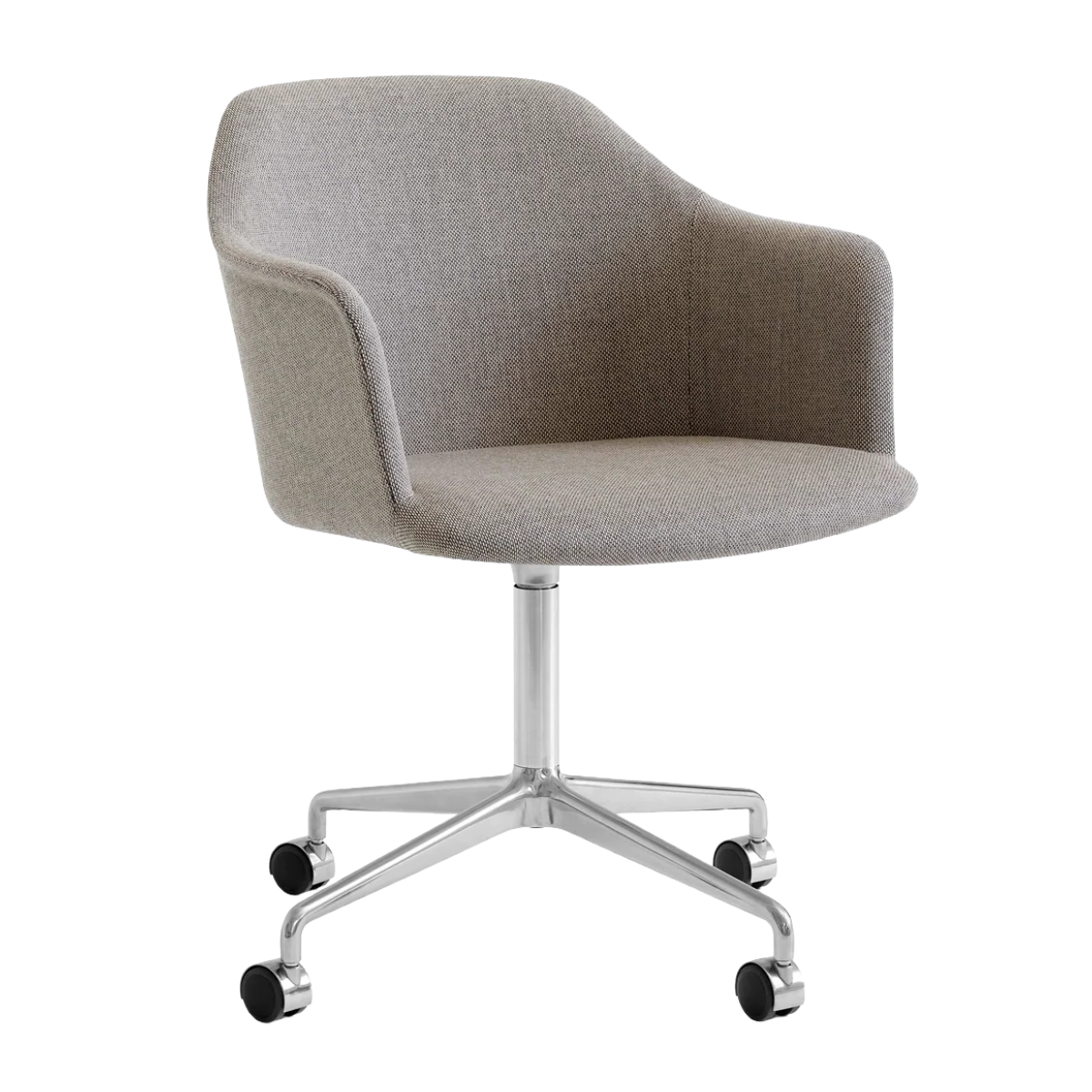 RELY HW50 office chair upholstered with an aluminum base