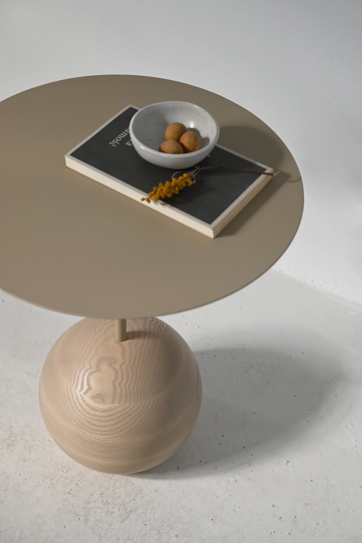 AN SU Coffee Table Wood and Steel