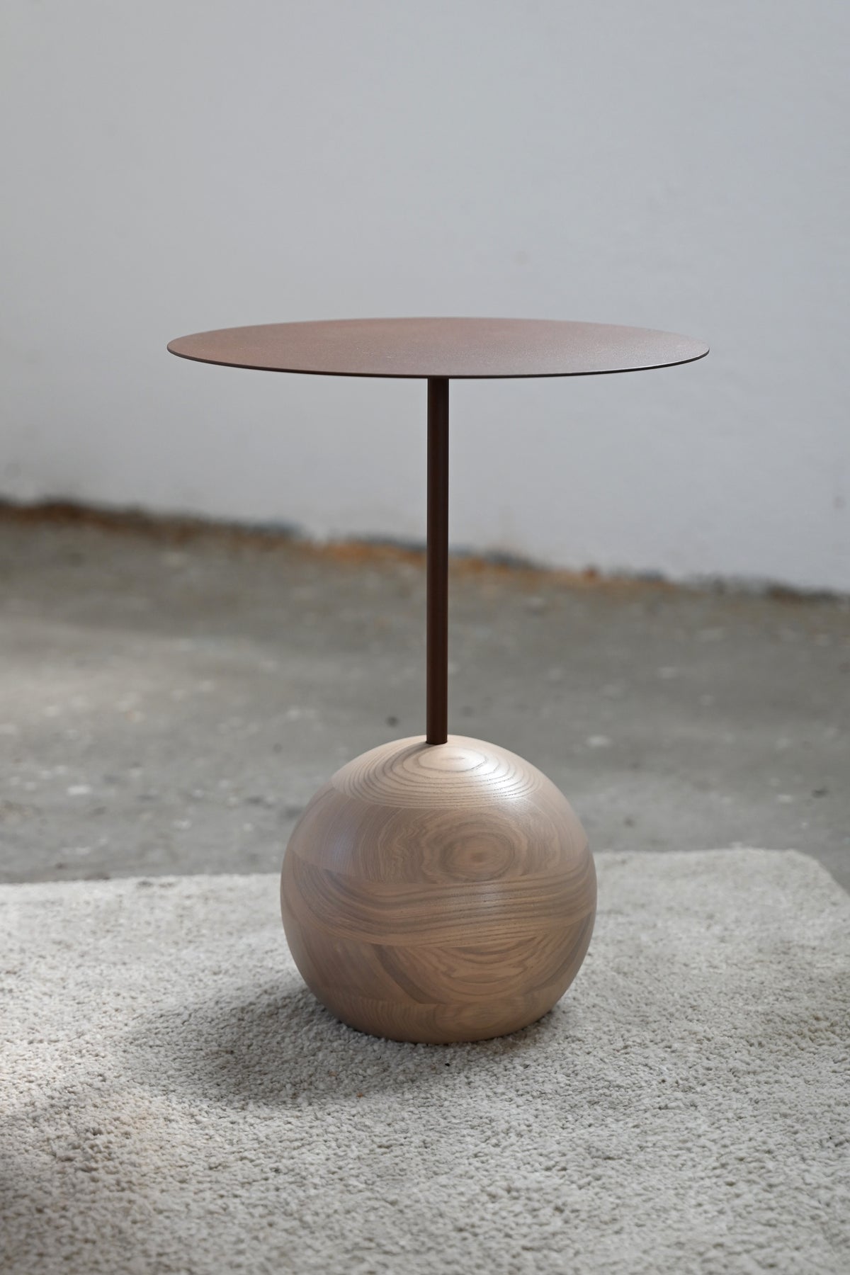 AN SU Coffee Table Wood and Steel