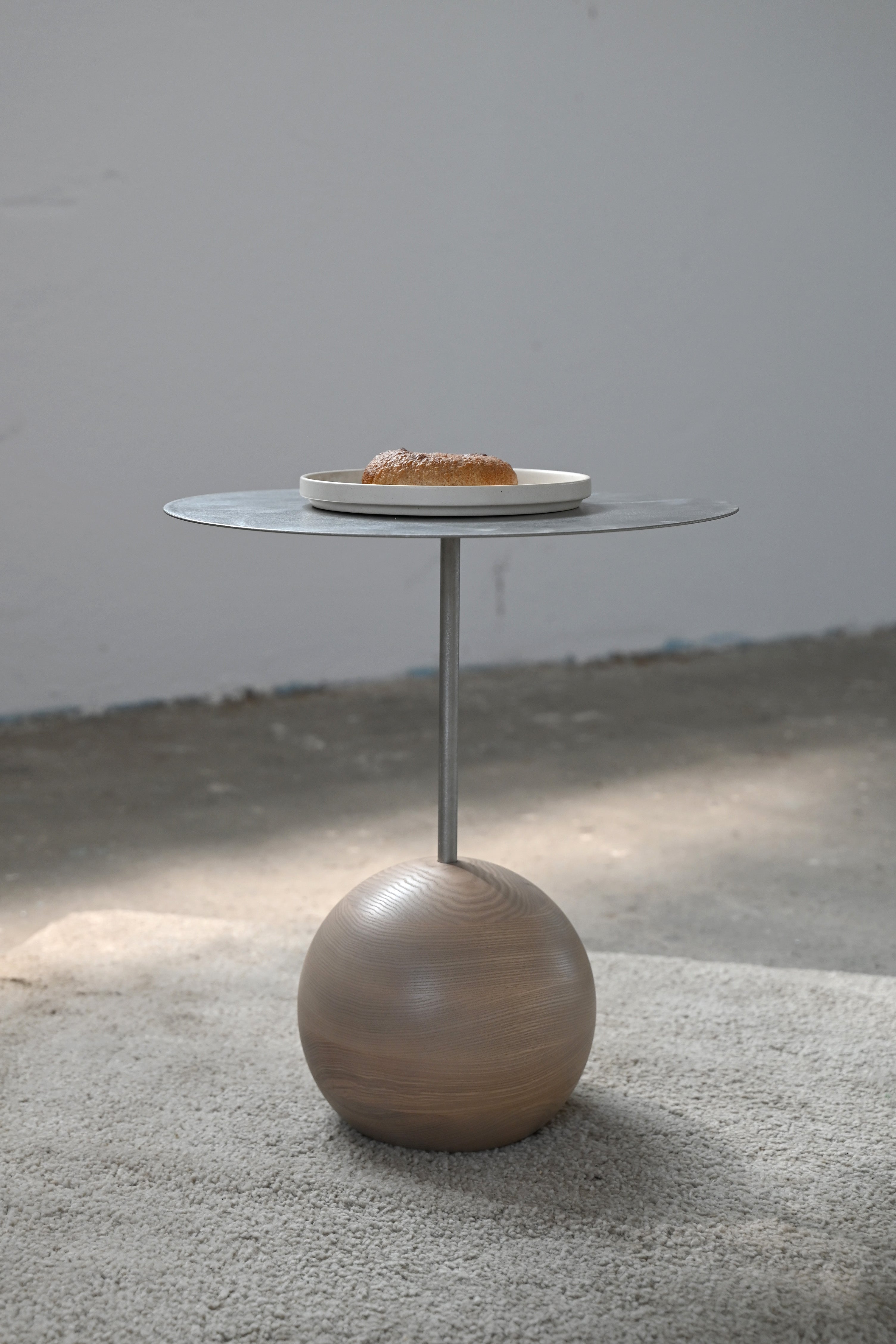 AN SU Coffee Table Wood and Steel