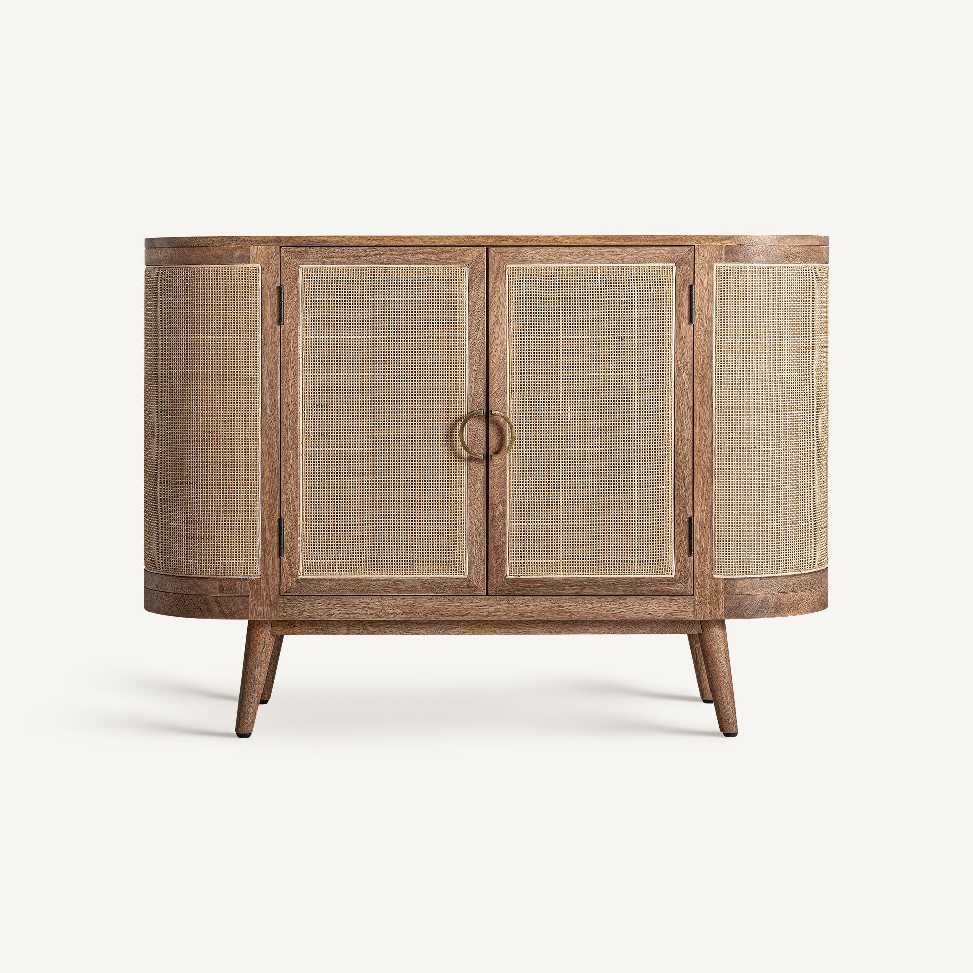 2-Door BECKLEY Chest of Drawers Mango Wood
