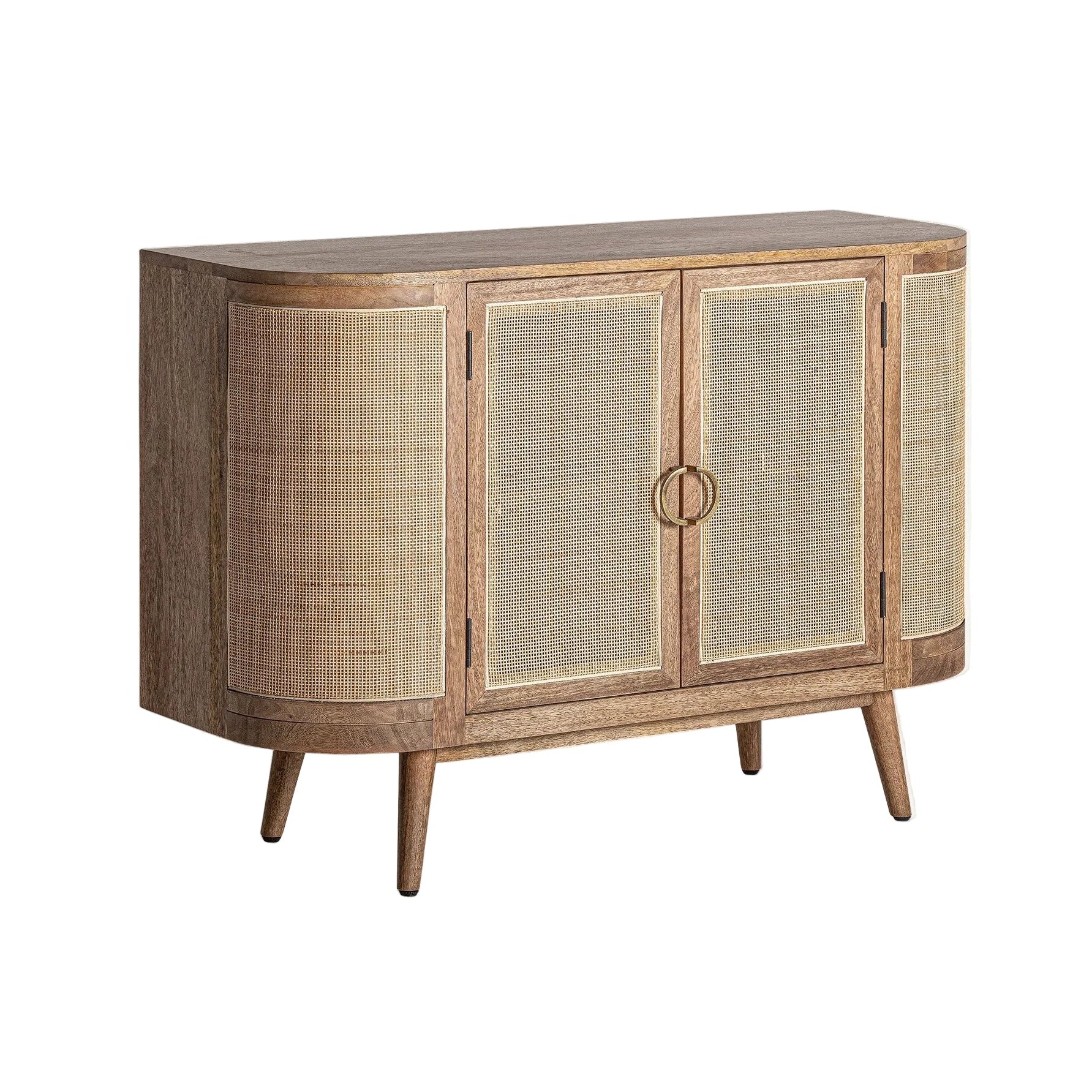 2-Door BECKLEY Chest of Drawers Mango Wood