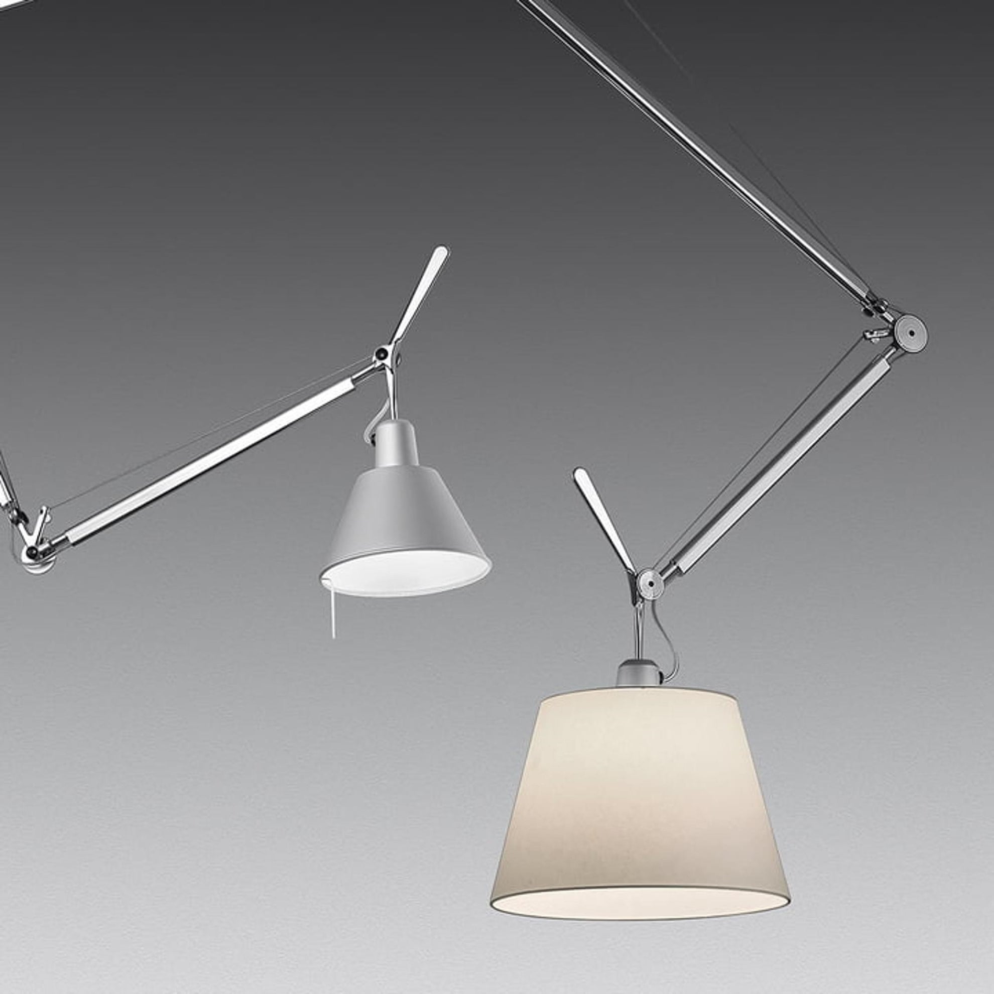 Pendelleuchte TOLOMEO graue Satin